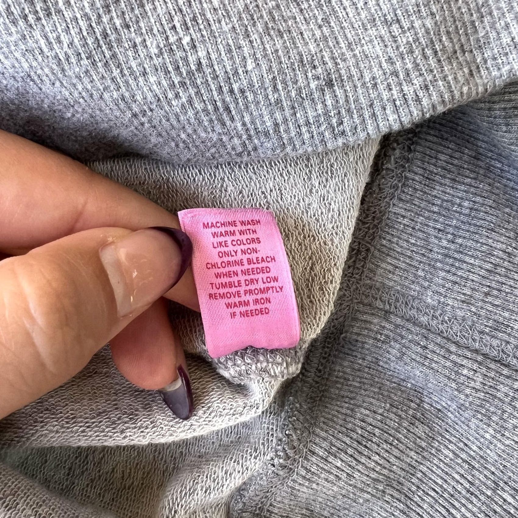 Pinko VINTAGE Victoria's Secret PINK Sweatshirt Womens Large Trophy Patch Pullover Y2K Gray Size L / US 10 / IT 46 - 5 Thumbnail