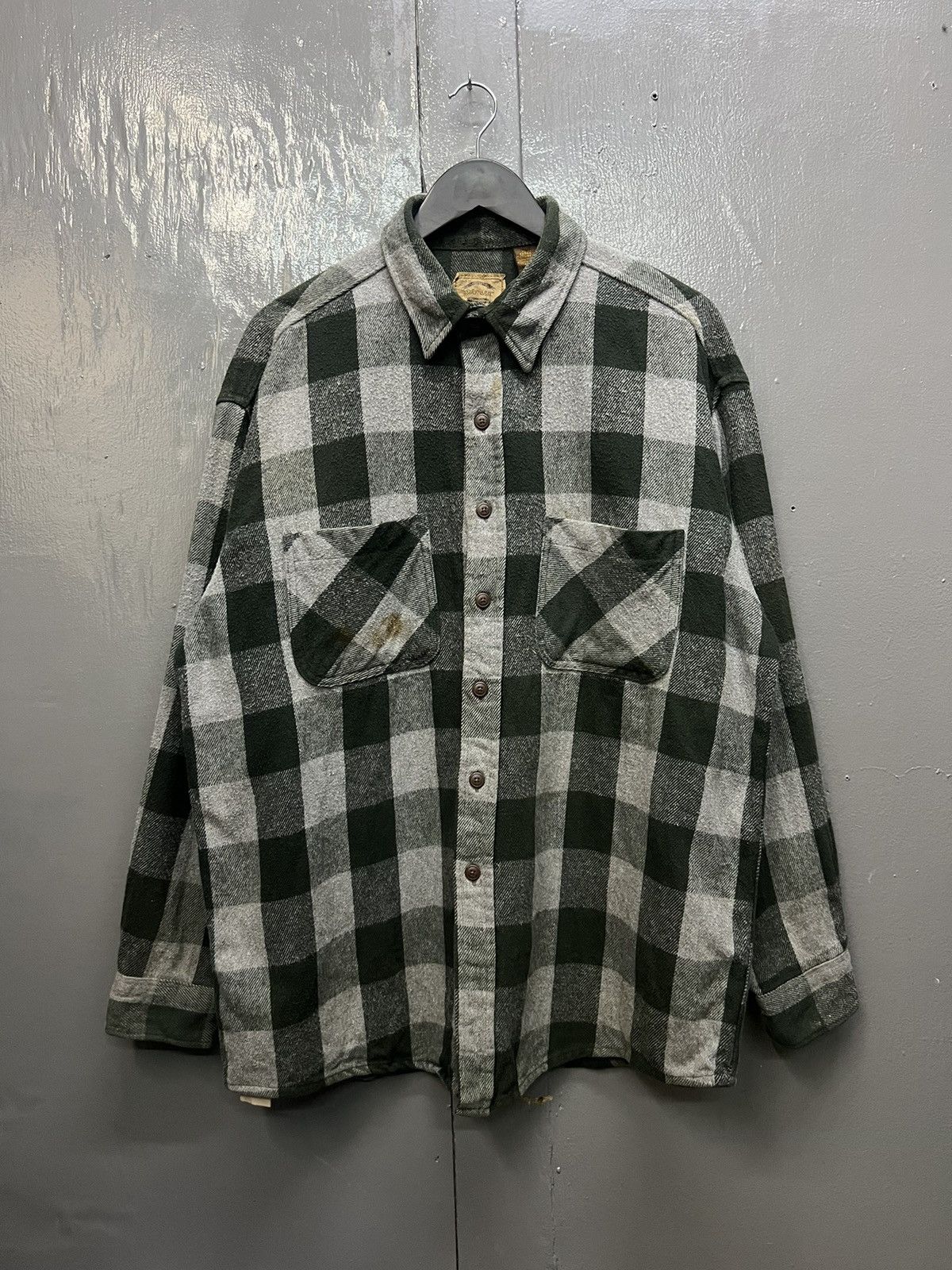 Flannel × Vintage Vintage Johnbay Flannel Plaid Double Pocket Size US XL / EU 56 / 4 - 1 Thumbnail