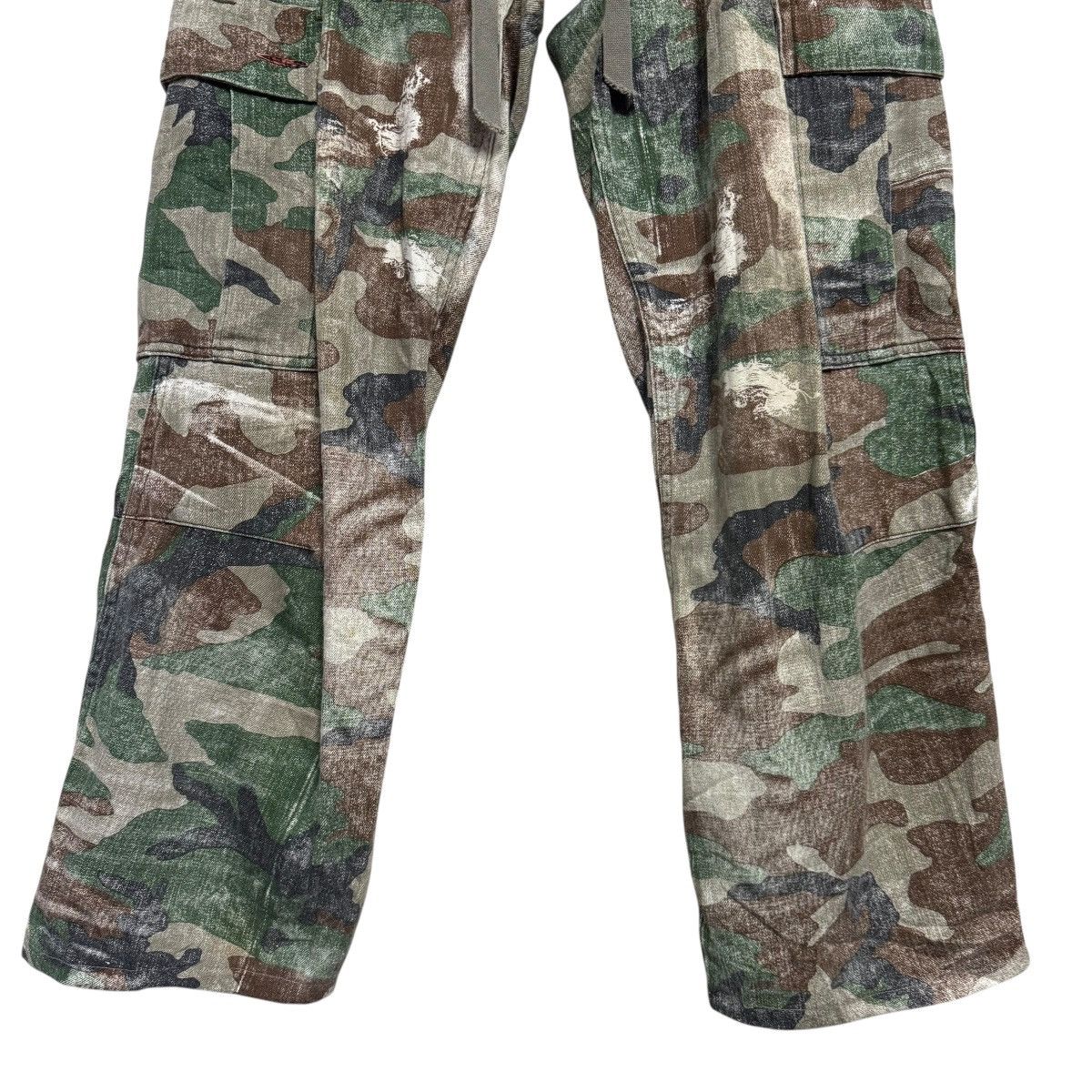 Japanese Brand RNA SLANG Cargo Camo Cropped Pants Size US 30 / EU 46 - 6 Thumbnail