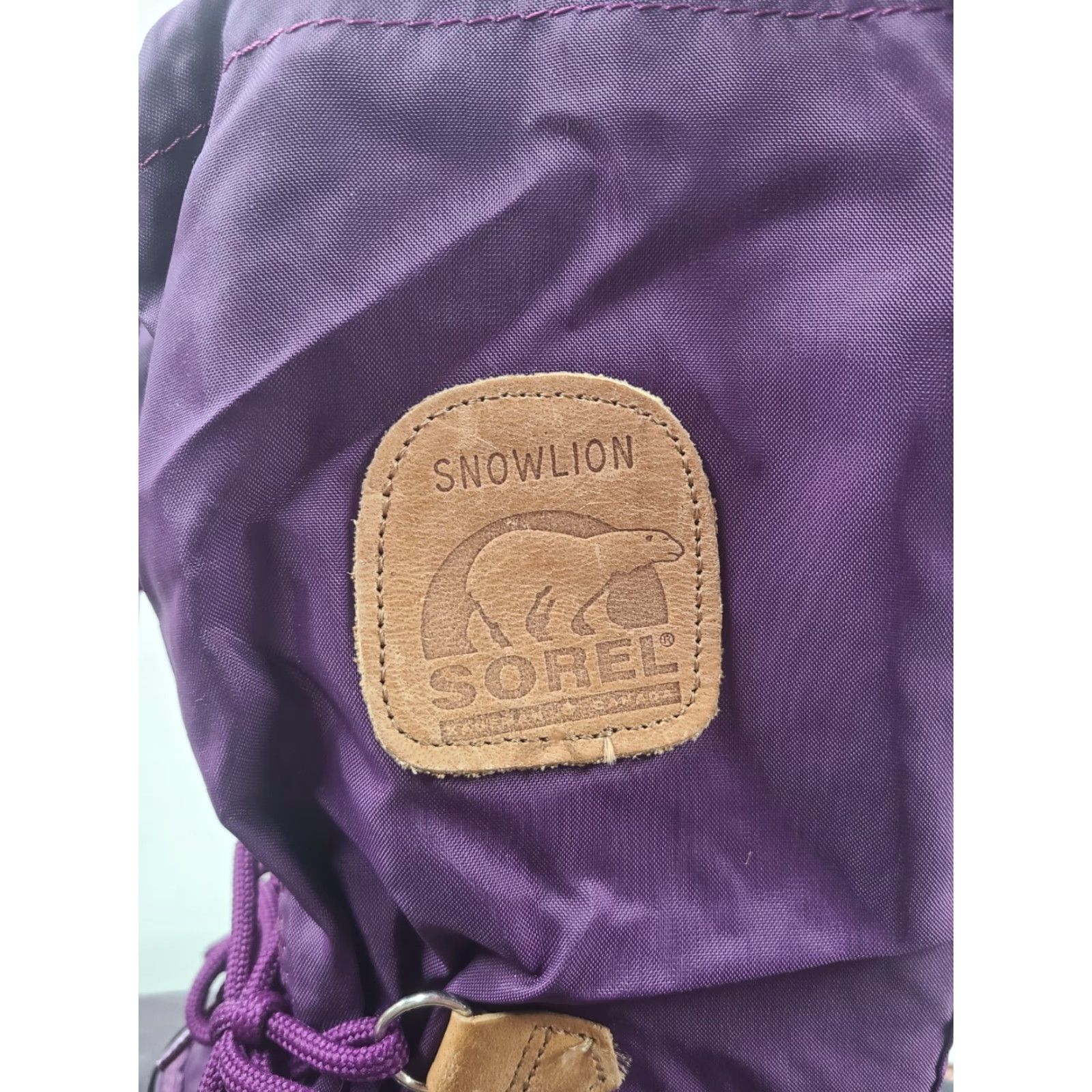 SOREL Sorel Kaufman Snowlion Snow Boots Womens Purple Plum Felt Lined Mid-Calf Winter Snow Boots Size 6 Size US 6 / IT 36 - 5 Thumbnail