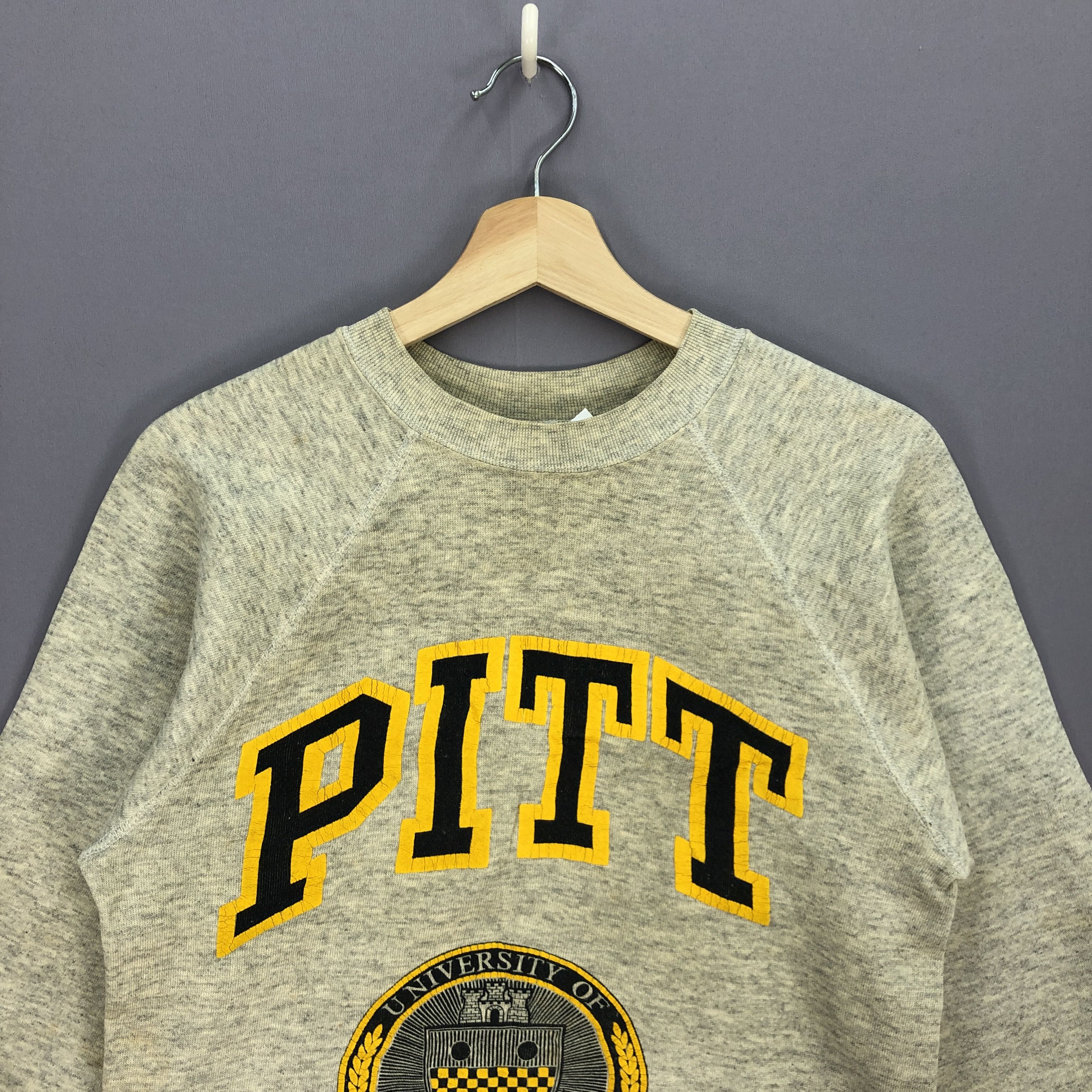 Vintage Vintage University of Pittsburgh Sweatshirt Jumper Sweater Size US S / EU 44-46 / 1 - 2 Thumbnail
