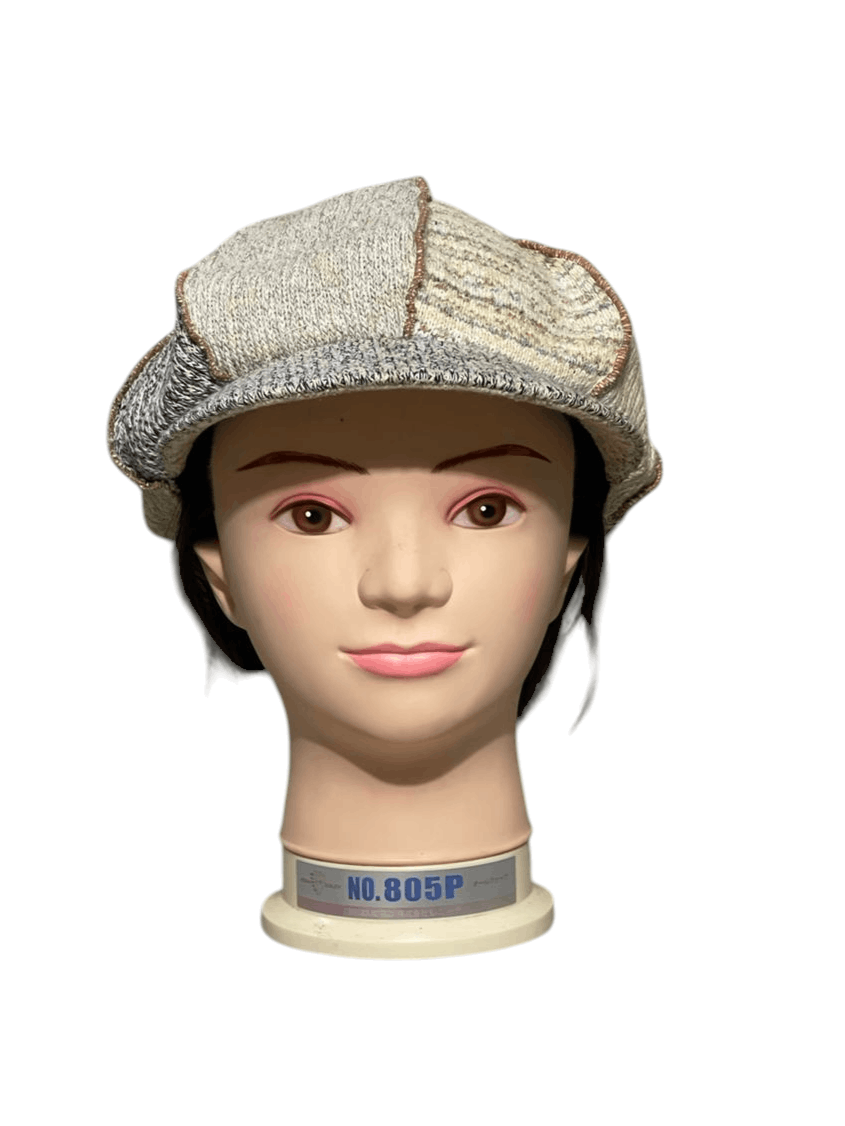 Japanese Brand Vintage Seijitstudio Patcwork Newsboy Hats Size ONE SIZE - 2 Thumbnail