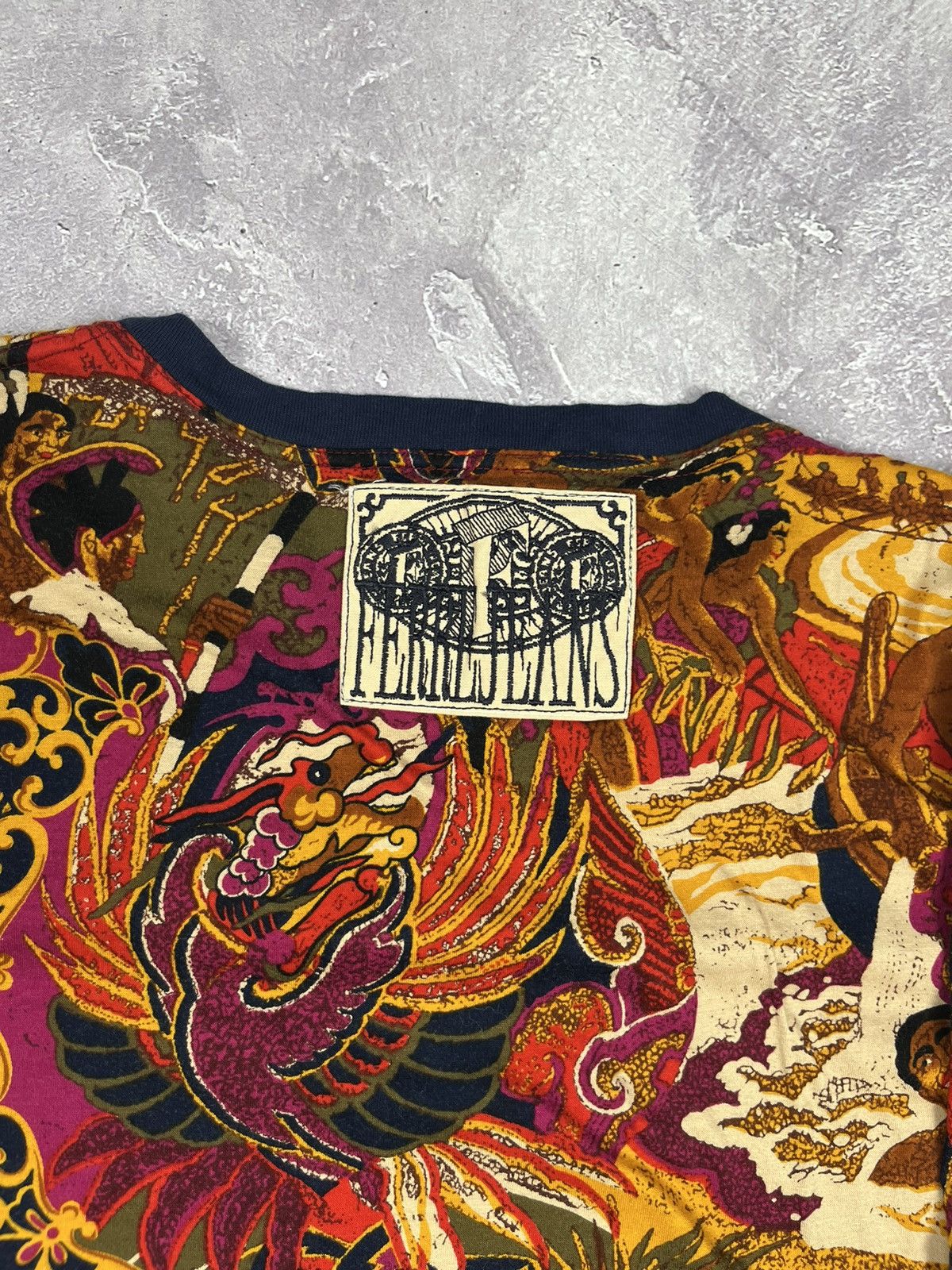 Gianfranco Ferre Vintage GF Ferre Jeans Dragon Japanese Vintage Long Sleeve Size L / US 10 / IT 46 - 9 Thumbnail