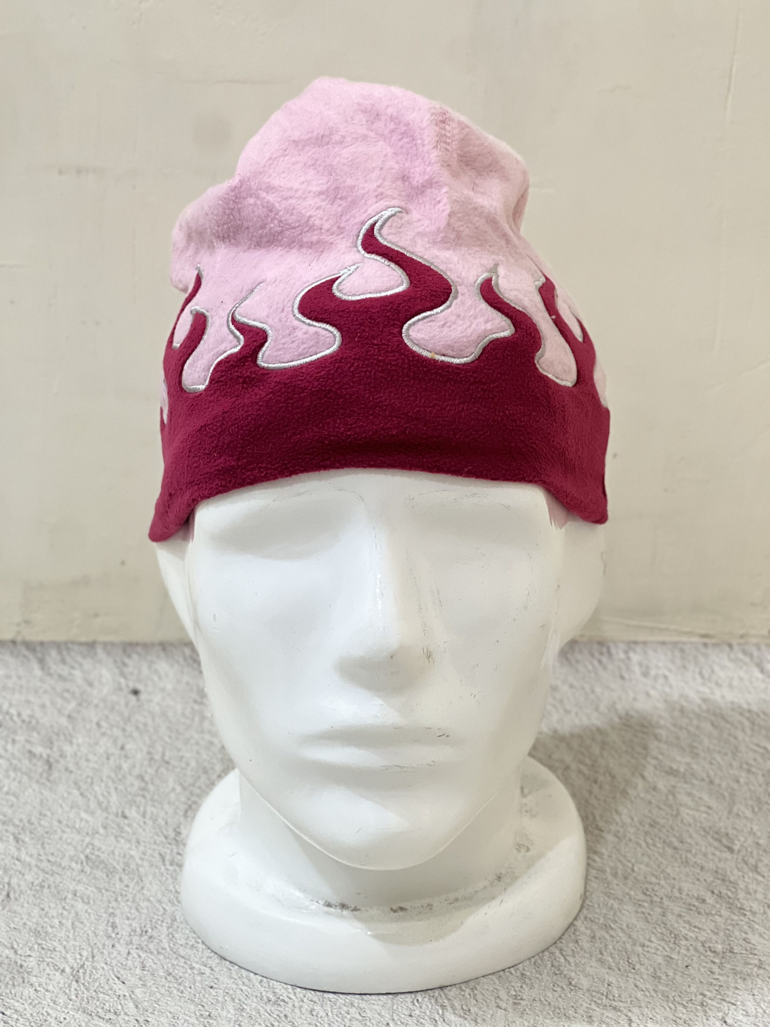 Japanese Brand 2000s Archival Hysteric Flame Fleece Knit Beanie y2k Ifsix Size ONE SIZE - 1 Thumbnail