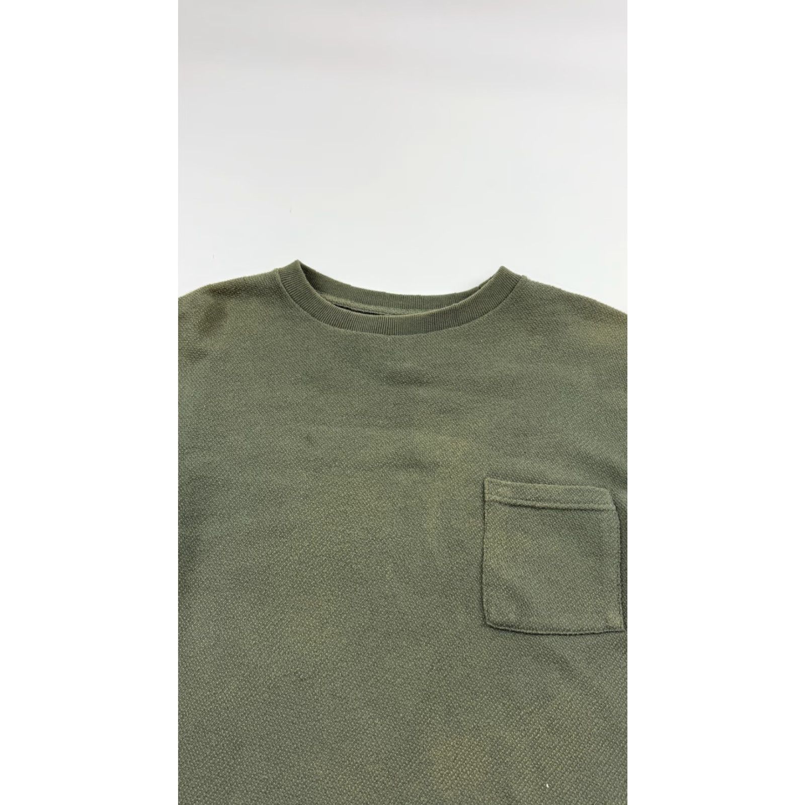 Saturdays NYC Saturdays Surf NYC Shirt Mens Small Green Long Sleeve Pocket Crew Neck Casual Size US S / EU 44-46 / 1 - 4 Thumbnail