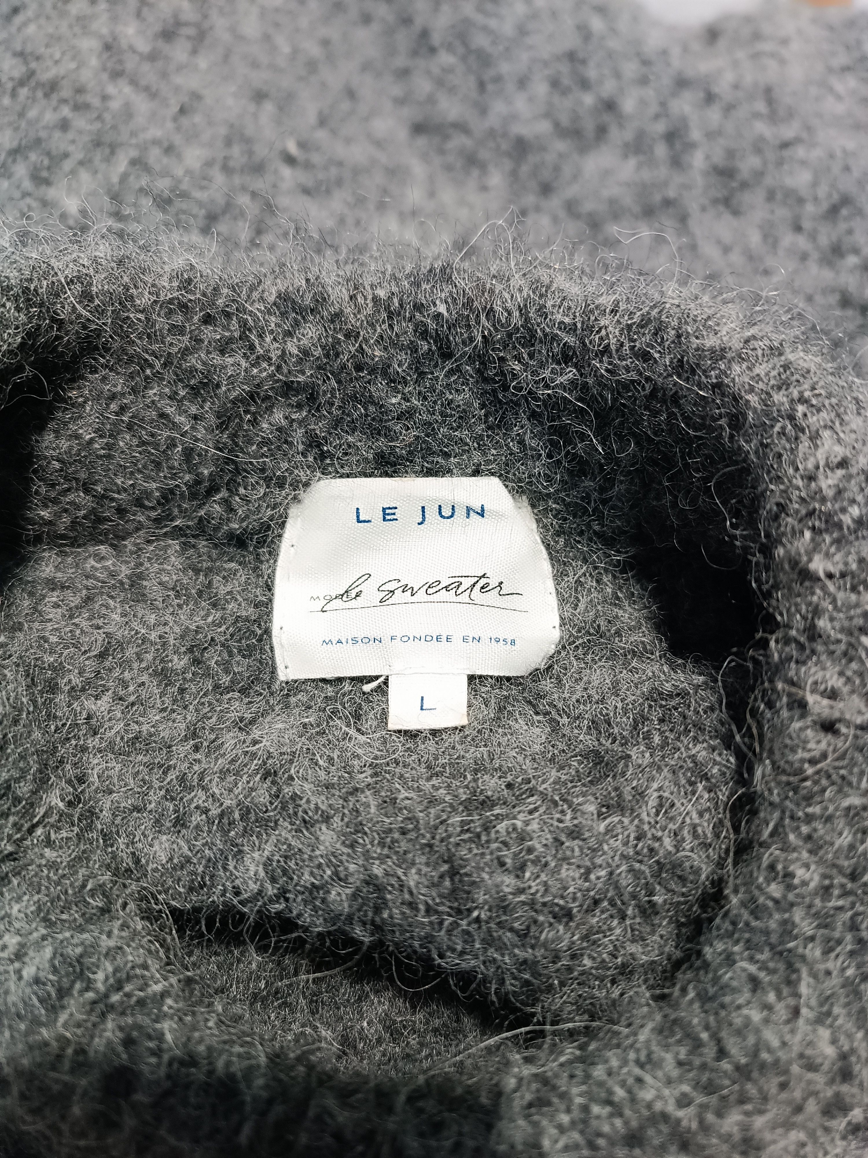 Japanese Brand Le Jun Sweater Mohair Knit Size US M / EU 48-50 / 2 - 6 Thumbnail