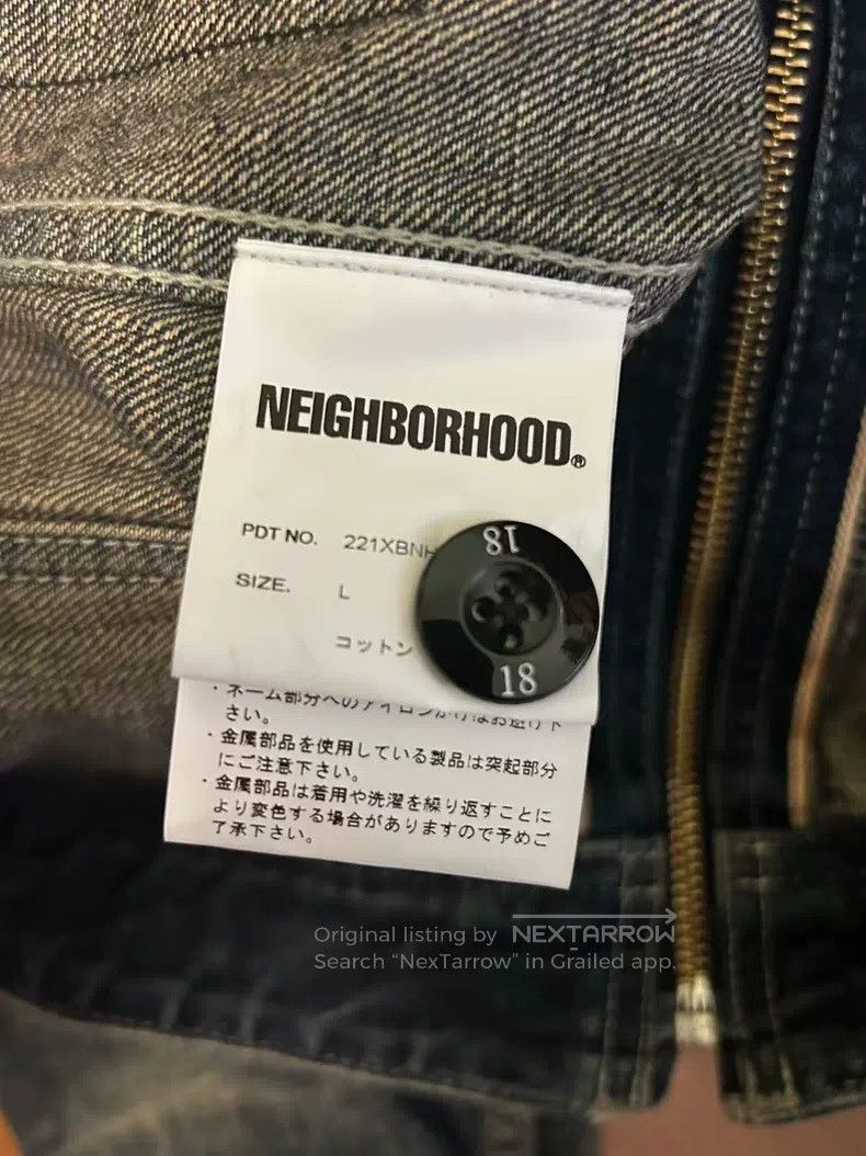 Neighborhood Neighborhood Zipper Denim Jacket Size US L / EU 52-54 / 3 - 6 Thumbnail