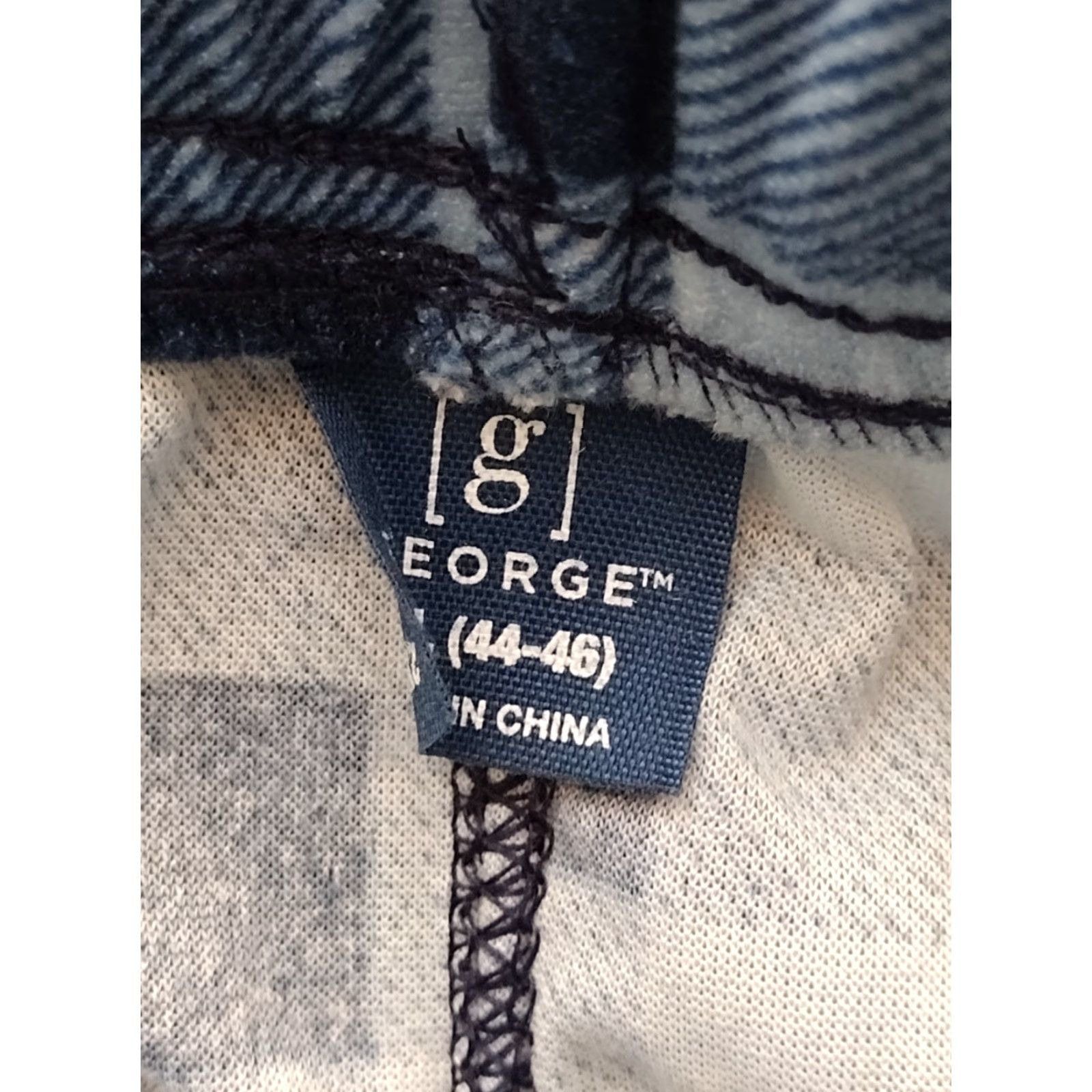 George George Men’s Relaxed Fit Fleece Sleep Pants 2XL Multicolor Plaid Lounge Pants with Drawstring Pockets Size US 39 - 5 Thumbnail