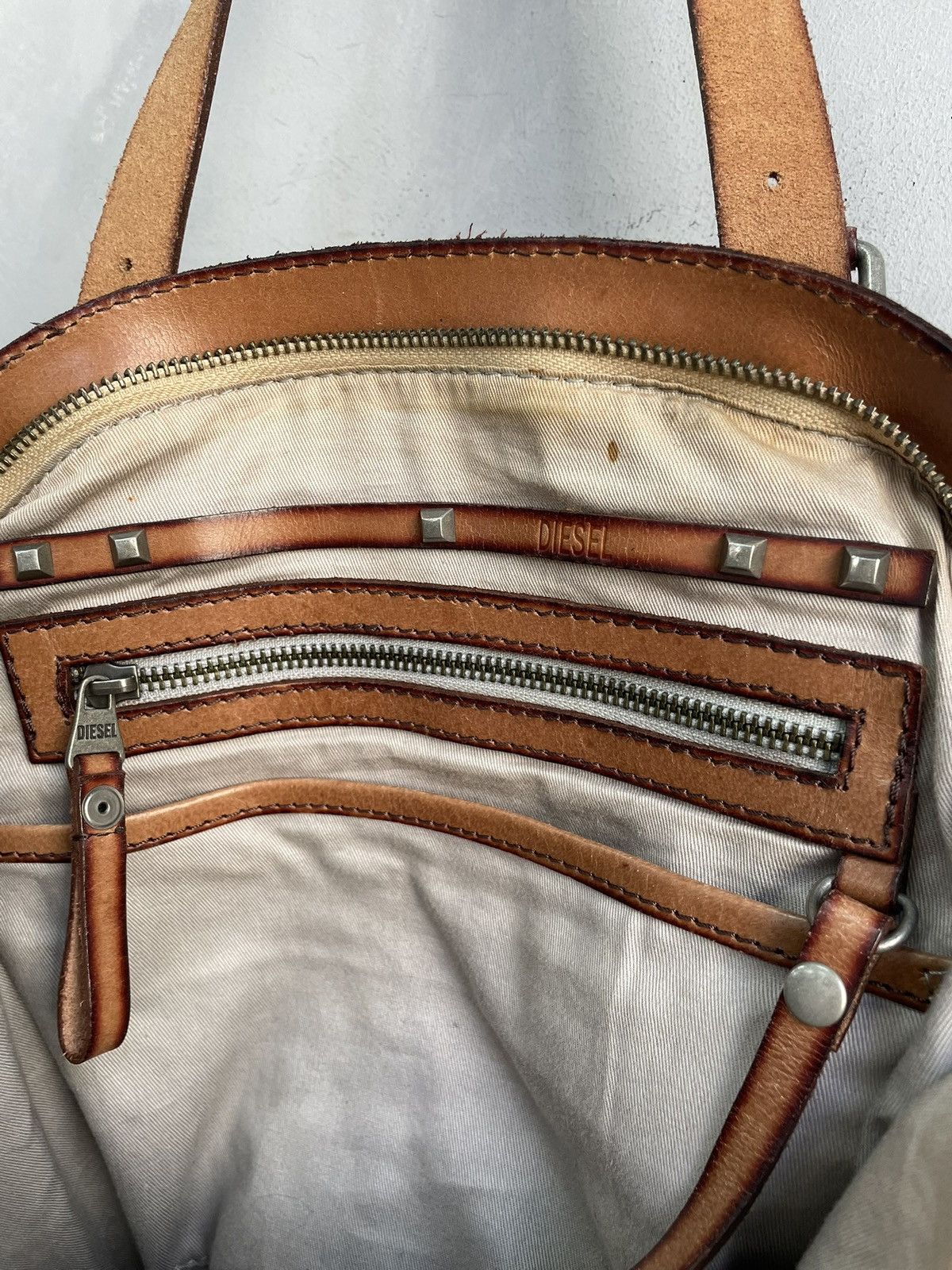 Diesel Diesel brown shoulder bag y2k hype japanese classic style Size ONE SIZE - 9 Thumbnail