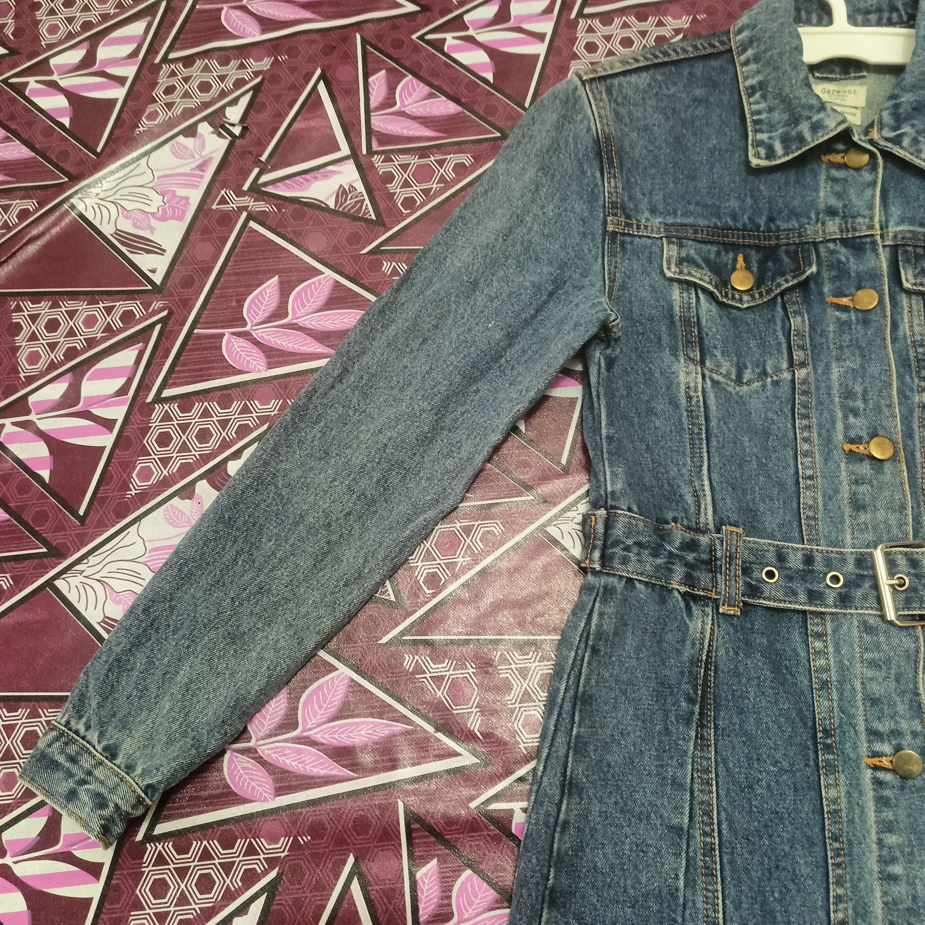 If Six Was Nine Garment Document Denim Long Jacket Button Size S / US 4 / IT 40 - 2 Thumbnail