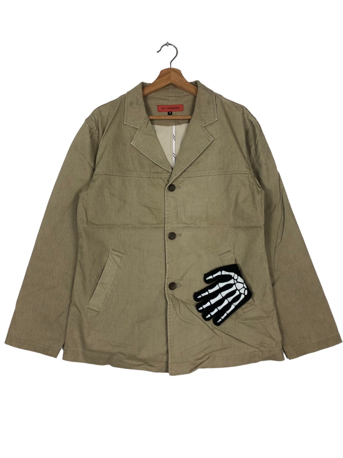 Japanese Brand 🔥90’s HIKORY CHORE JACKET SKY-CONQUEROD JAPAN MADE Size US M / EU 48-50 / 2 - 1 Thumbnail