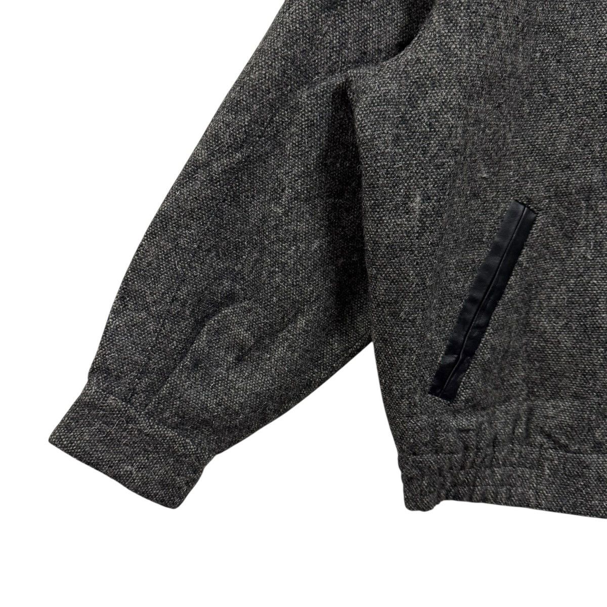 If Six Was Nine Blue5 Tokyo Herringbone Wool Bomber Jacket Size US XL / EU 56 / 4 - 7 Thumbnail