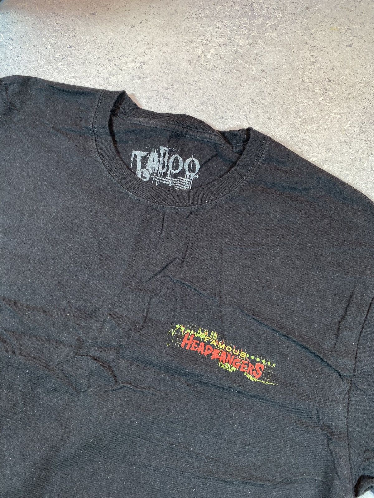 Band Tees × Vintage Taboo Famous HeadBangers Rock Band T-Shirt With Big Logo Size US L / EU 52-54 / 3 - 5 Thumbnail