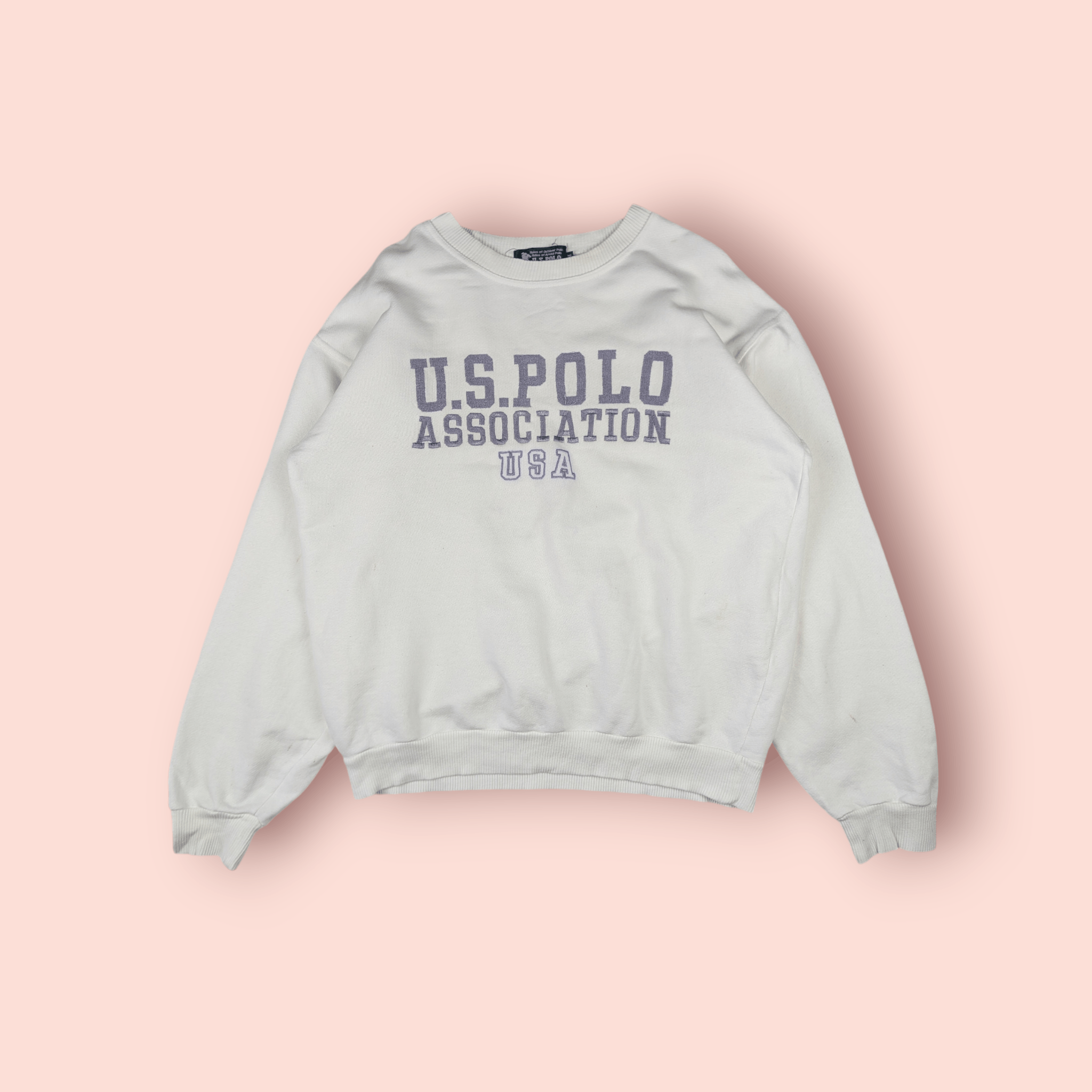 U.S. Polo Assn. Vintage 90's US POLO ASSOCIATION Big Logo Sweatshirts Size M / US 6-8 / IT 42-44 - 2 Thumbnail