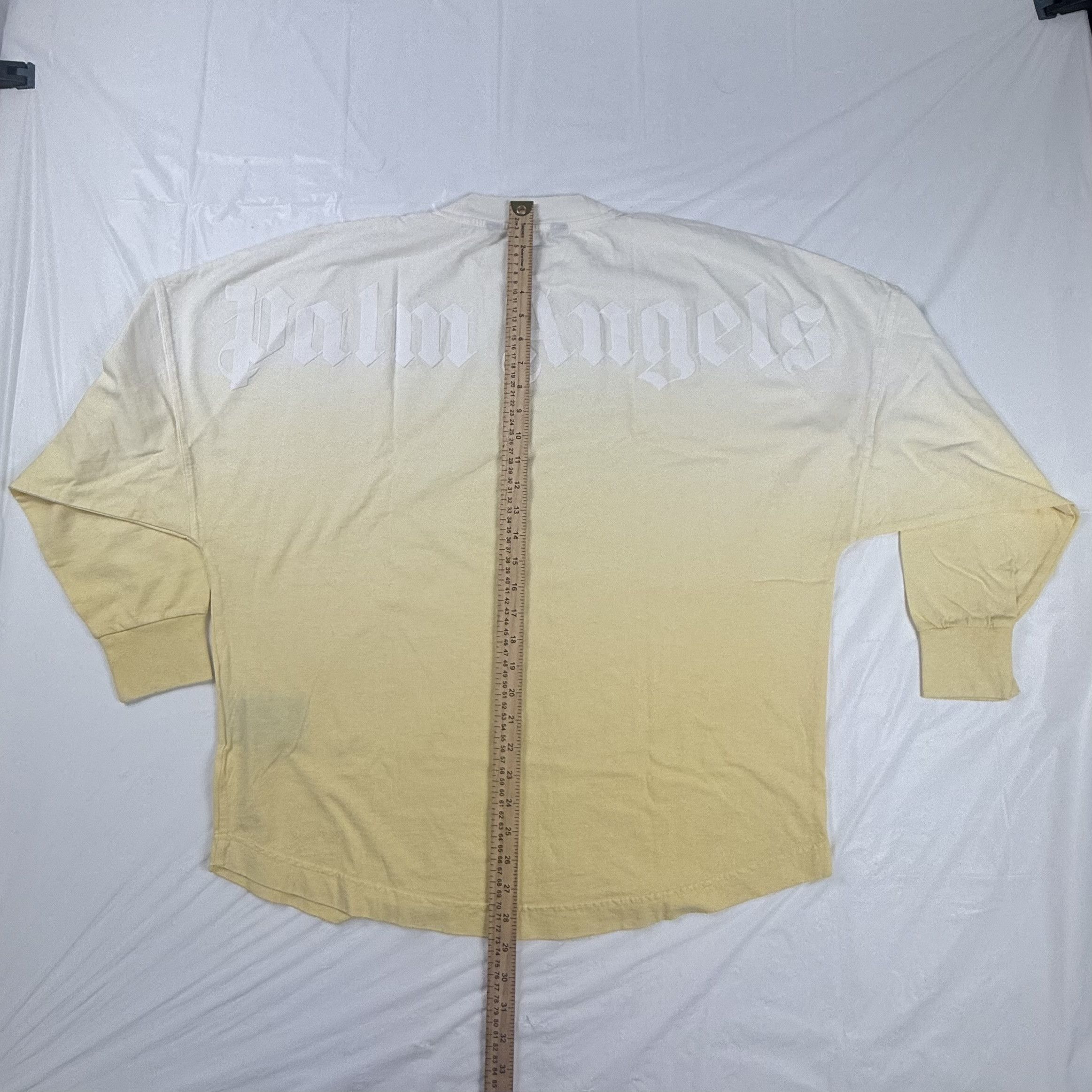 Palm Angels Palm Angels Ombre Gradient Logo Long Sleeve T-Shirt Mens M Size US M / EU 48-50 / 2 - 5 Thumbnail