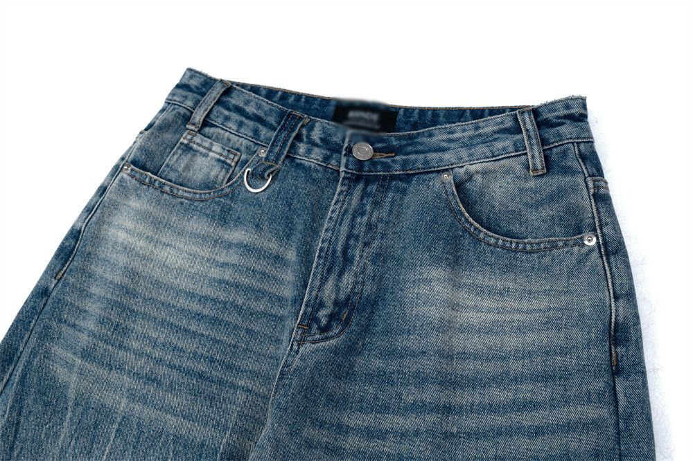 Japanese Brand × Jean Punk trend high street distressed washed cracked jeans Size US 32 / EU 48 - 4 Thumbnail