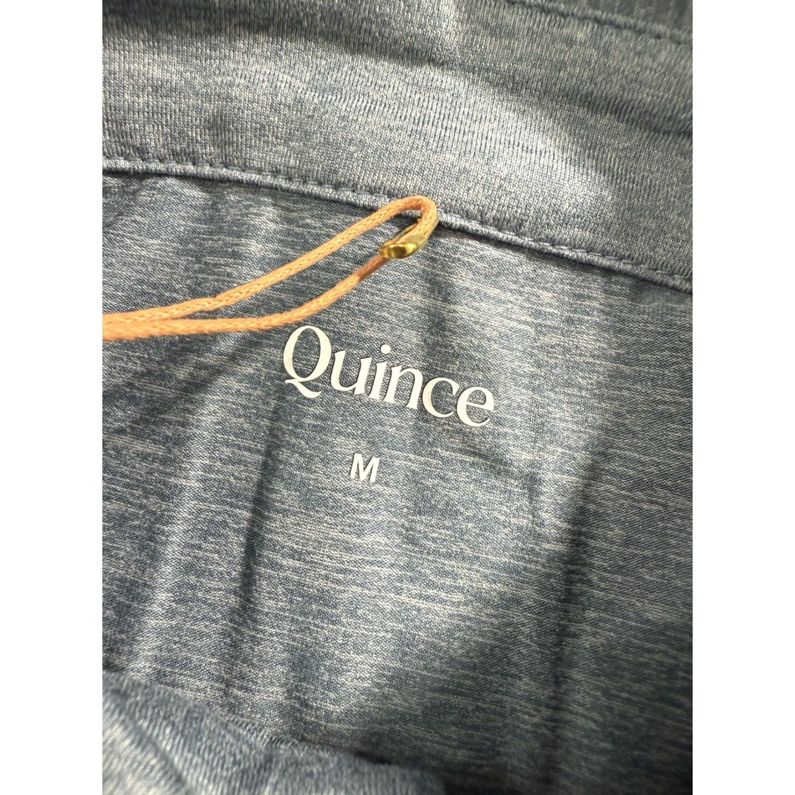 Quince NWT Quince Flowknit Breeze Performance Polo Shirt Mens Medium Heather Sky Blue Size US M / EU 48-50 / 2 - 3 Thumbnail