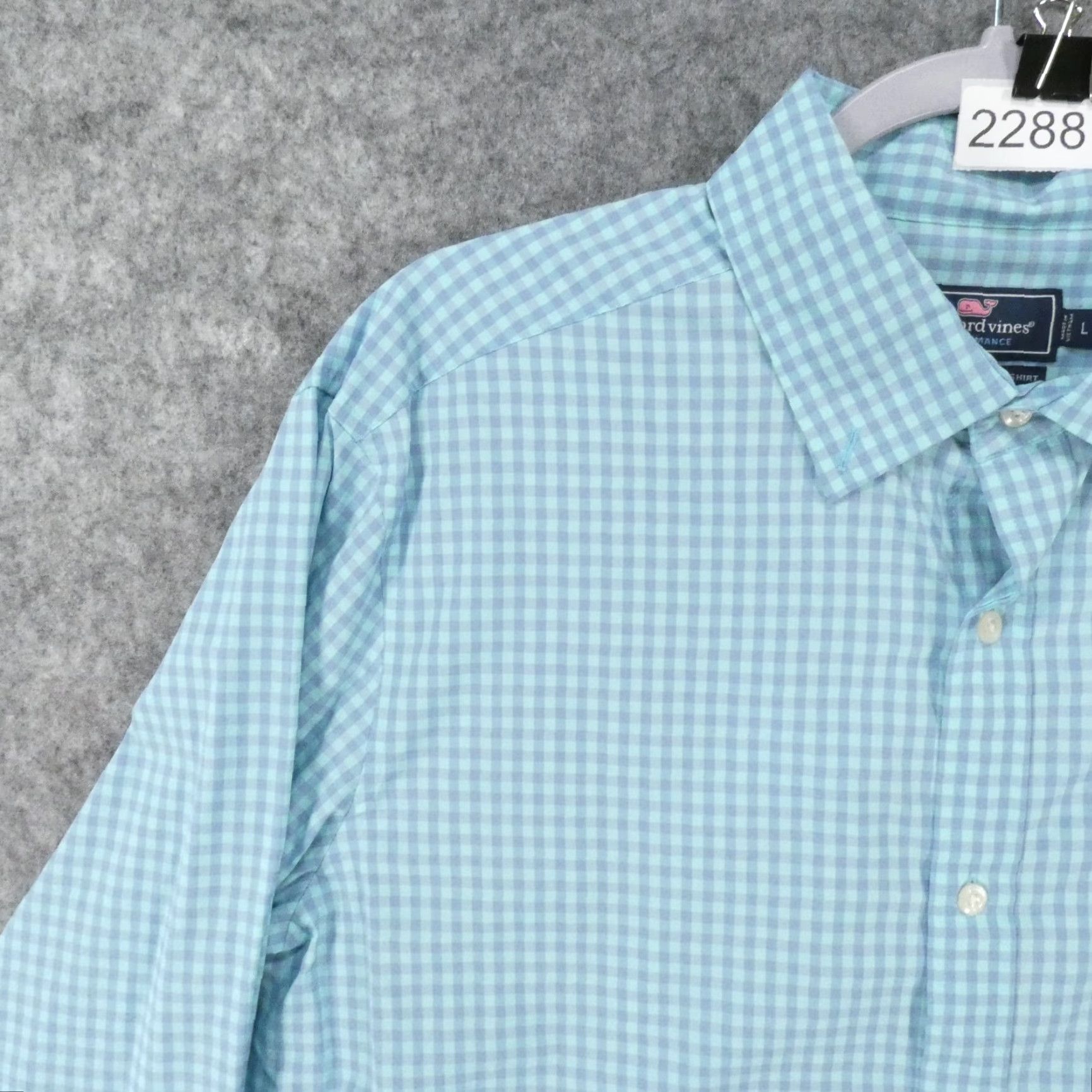 Vineyard Vines VINEYARD VINES Button-Up Shirt Mens Large Classic Performance Murray Blue Purple Check Size US L / EU 52-54 / 3 - 3 Thumbnail