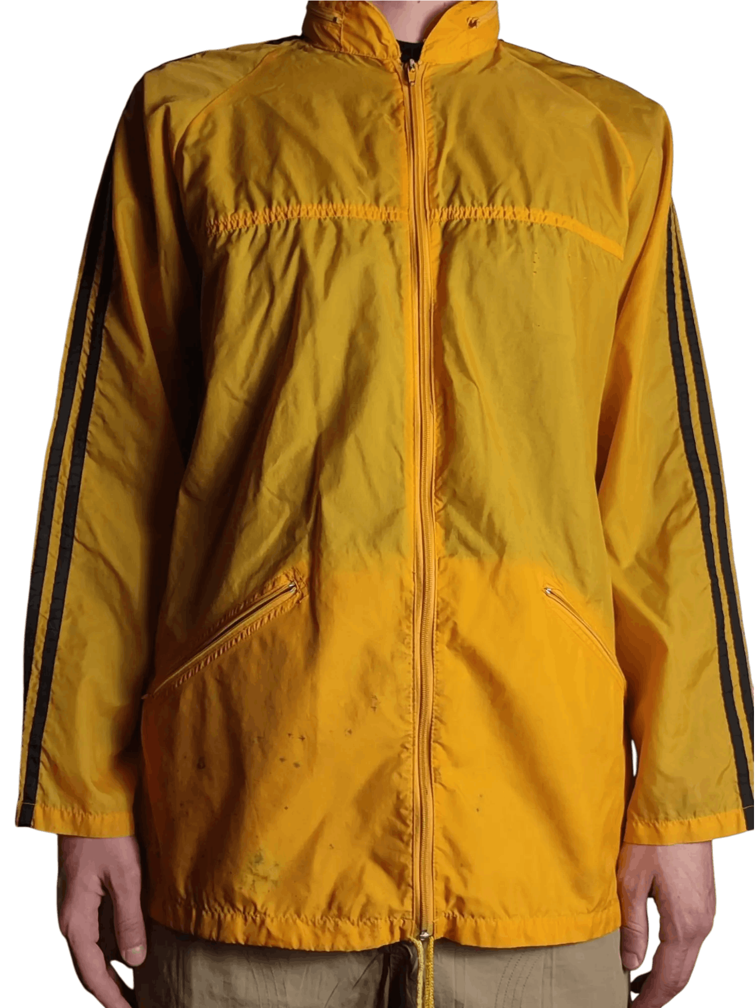 Adidas Adidas 80s Vintage Retro Windbreaker Light Track Jacket Size US L / EU 52-54 / 3 - 1 Thumbnail