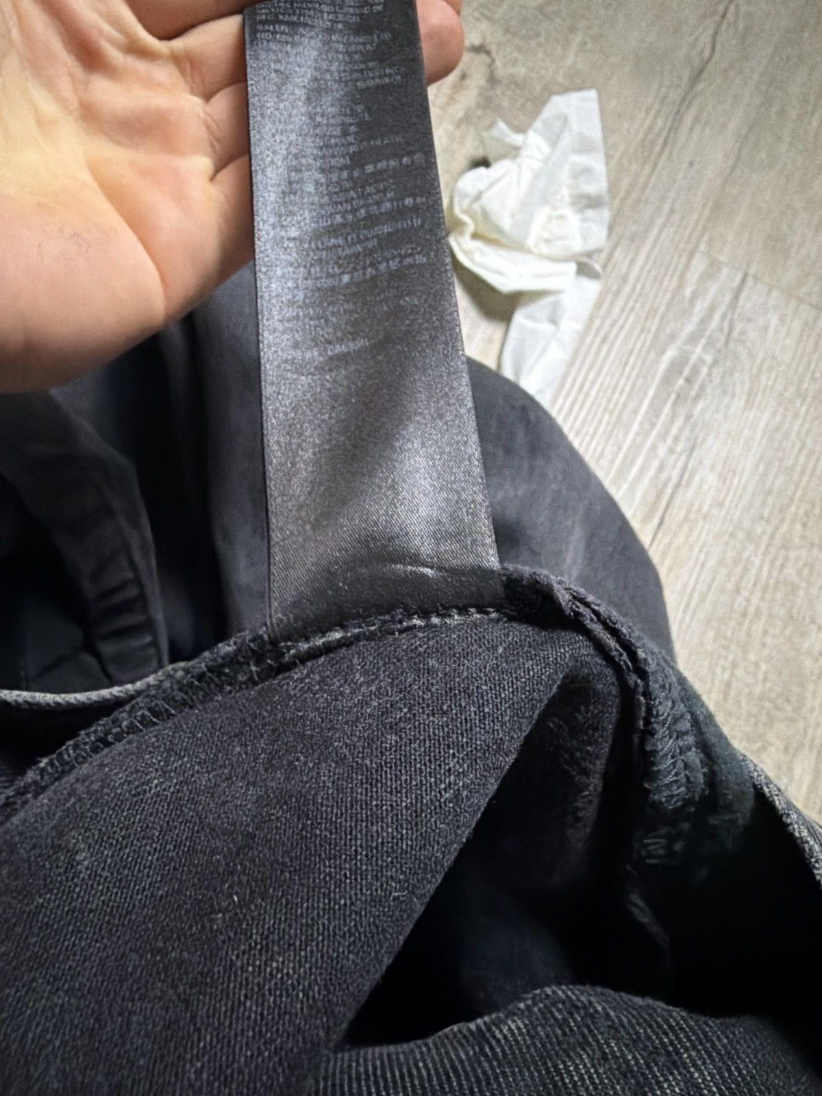 Balenciaga BALENCIAGA FALL22 LOST TAPE FLARED GREY JEANS SZ:XS Size US 30 / EU 46 - 18 Thumbnail