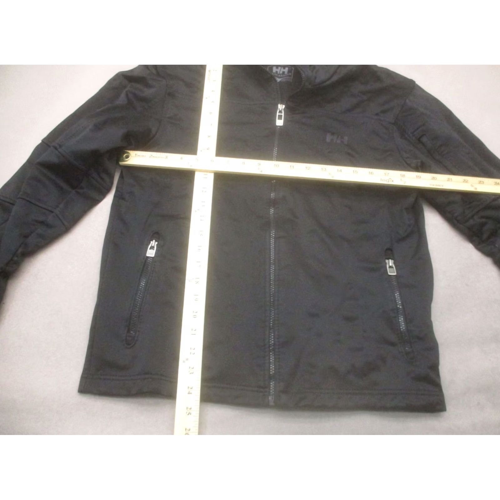 Helly Hansen Jacket Casual Mens M Black Full Zip Pockets High Collar, Men's — image 5 of 6