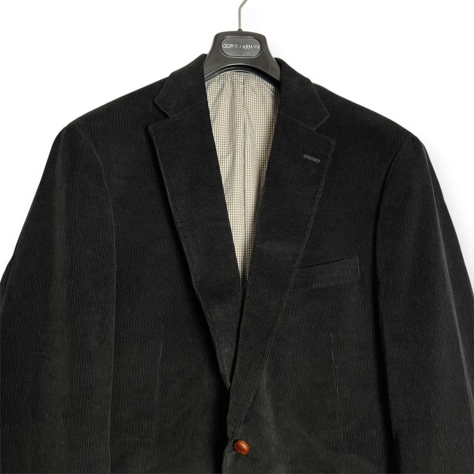 Hart Schaffner Marx Hart Schaffner Marx Corduroy Blazer Black 48L Size 48L - 9 Thumbnail