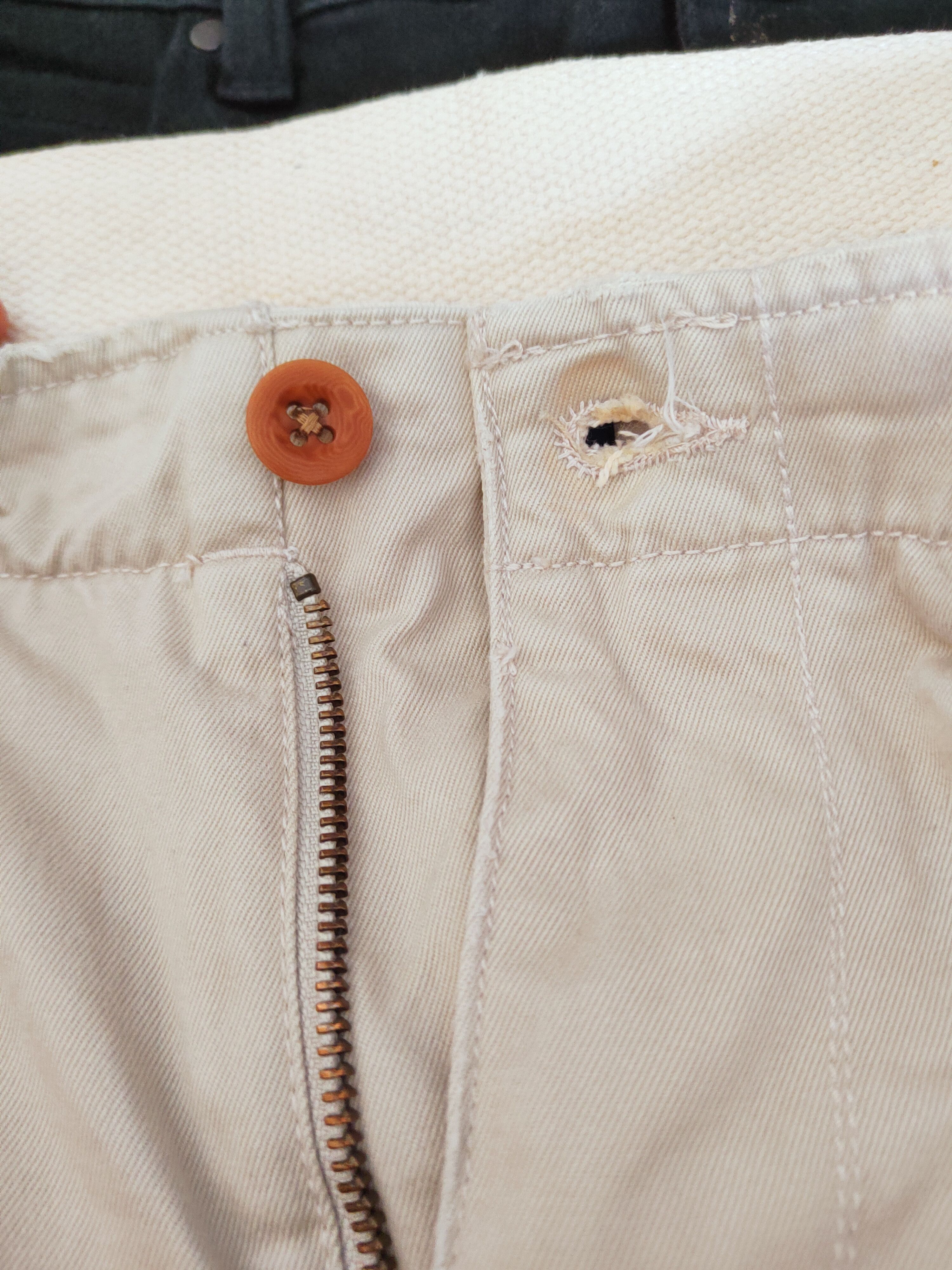 Polo Ralph Lauren Polo Ralph Lauren Cream Multipocket Cargo Pants #W115 Size US 34 / EU 50 - 16 Thumbnail