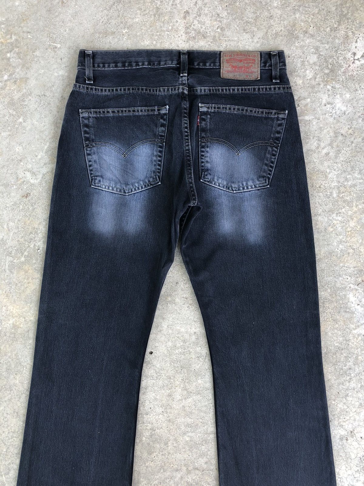 Levi's Vintage Clothing Y2k Levi’s Flared Jeans Bootcut Distressed Jeans 507 Size US 33 - 8 Thumbnail