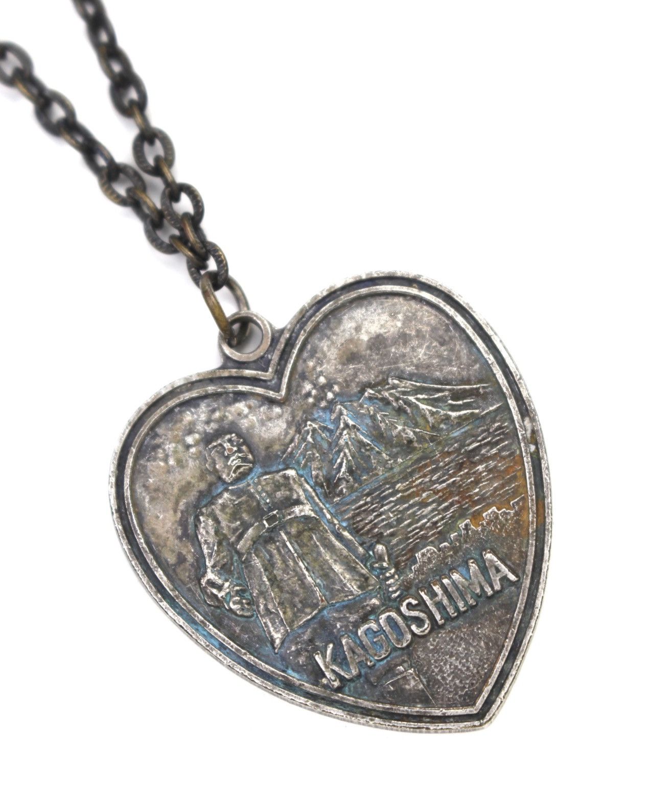 If Six Was Nine 1970S KAGOSHIMA SHOWA ERA HEART SOUVENIR NECKLACE Size ONE SIZE - 3 Thumbnail