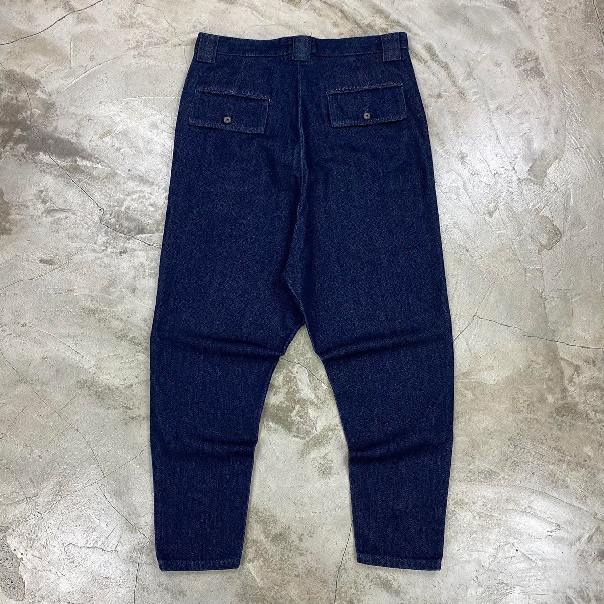 Maison MIHARA YASUHIRO Drawstring Denim Trousers Size US 33 - 10 Thumbnail