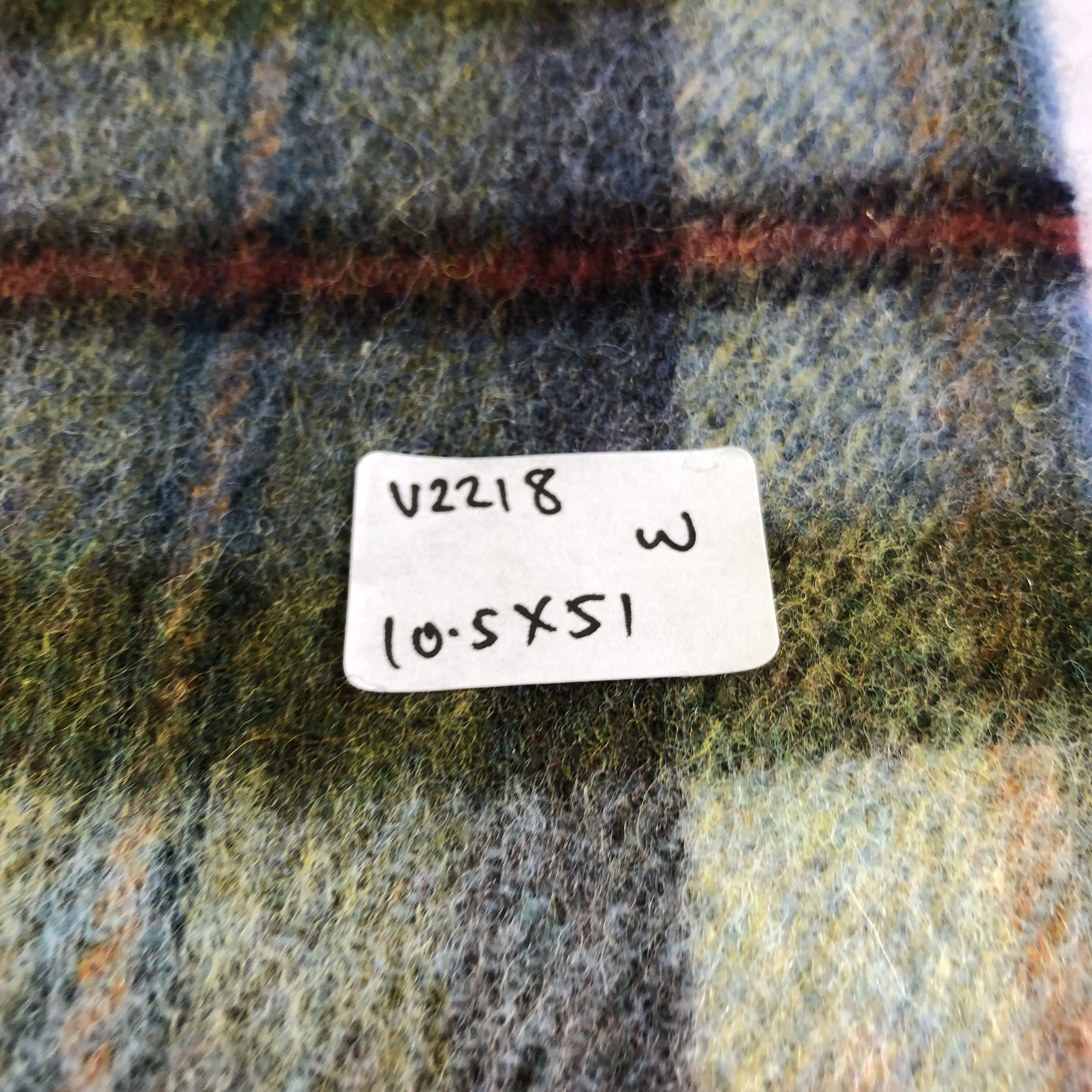 SHIPS Ships Tartan Wool Scarf Muffler Neckwear V2218 Size ONE SIZE - 5 Thumbnail