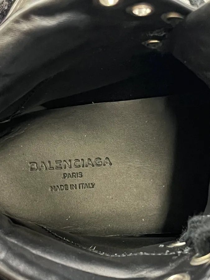 Balenciaga × Designer × Vintage Balenciaga City Black Suede Leather High Sneakers Size US 5 / EU 37 - 13 Thumbnail