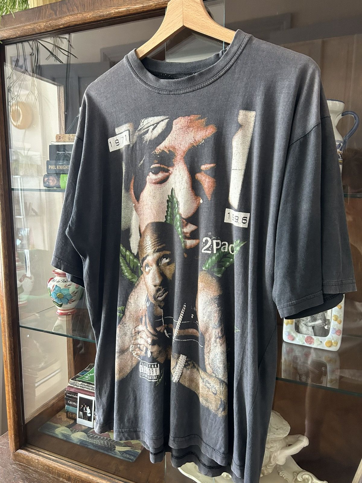 Rap Tees Vintage Rap Tee 2Pac Memorial Ultra Rare 90s Baggy Archive Size US L / EU 52-54 / 3 - 3 Thumbnail