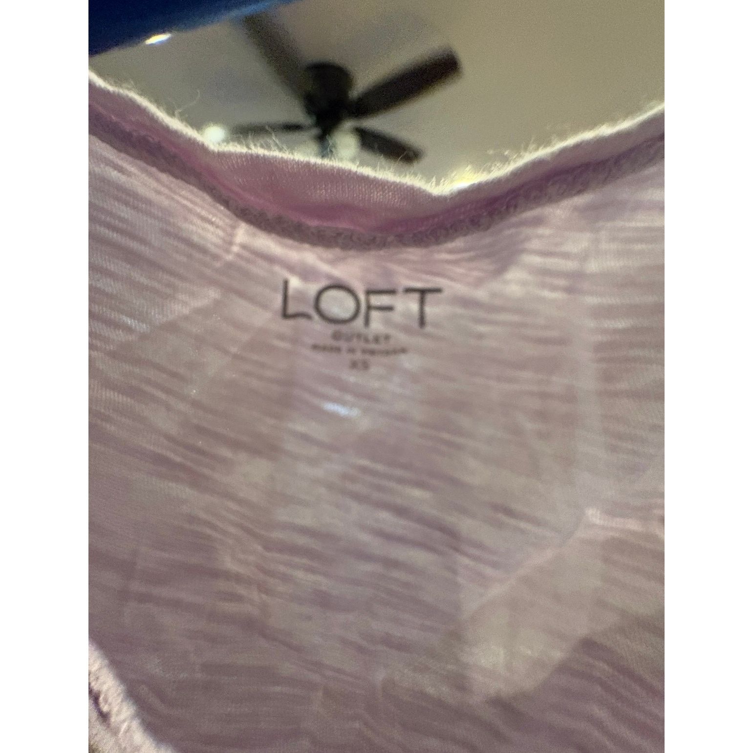 Loft LOFT Outlet Soft Pink Short Sleeve Tee Women’s XS 0–2 Size XS / US 0-2 / IT 36-38 - 3 Thumbnail