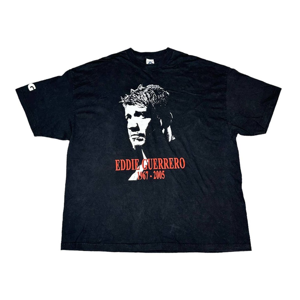 image of Vintage Wwe Eddie Guerrero Tribute Shirt in Black, Men's (Size 2XL)