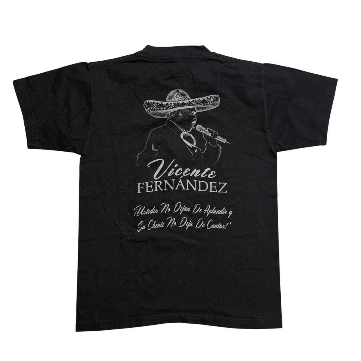 Vintage Vicente Fernandez Junior Tee Size XS / US 0-2 / IT 36-38 - 2 Thumbnail