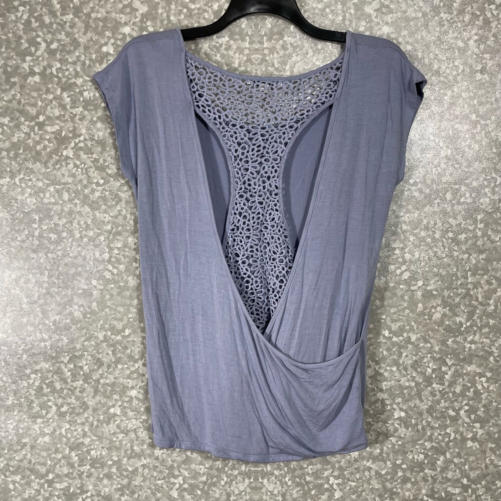Threads 4 Thought Threads 4 Thought Lilac Lace Back Activewear Top - Small Size S / US 4 / IT 40 - 8 Thumbnail