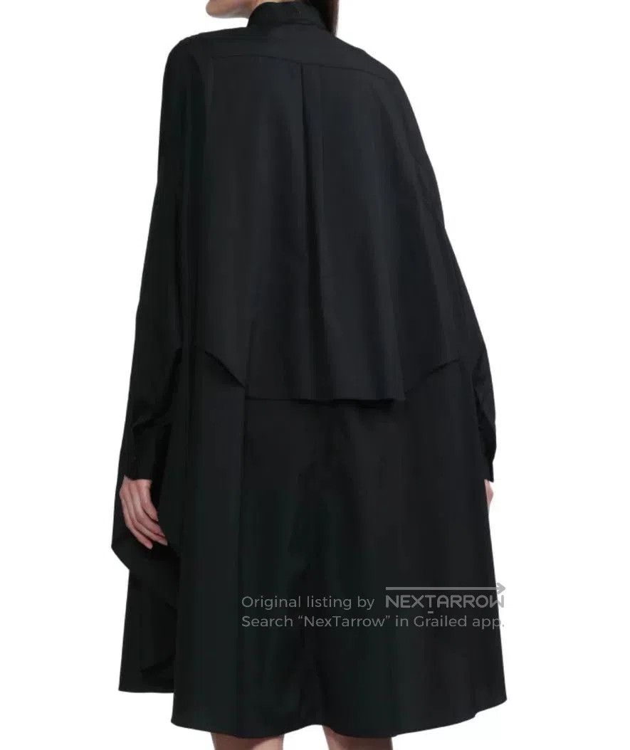 Noir Kei Ninomiya black oversized batwing sleeve shirt. Size M / US 6-8 / IT 42-44 - 8 Thumbnail