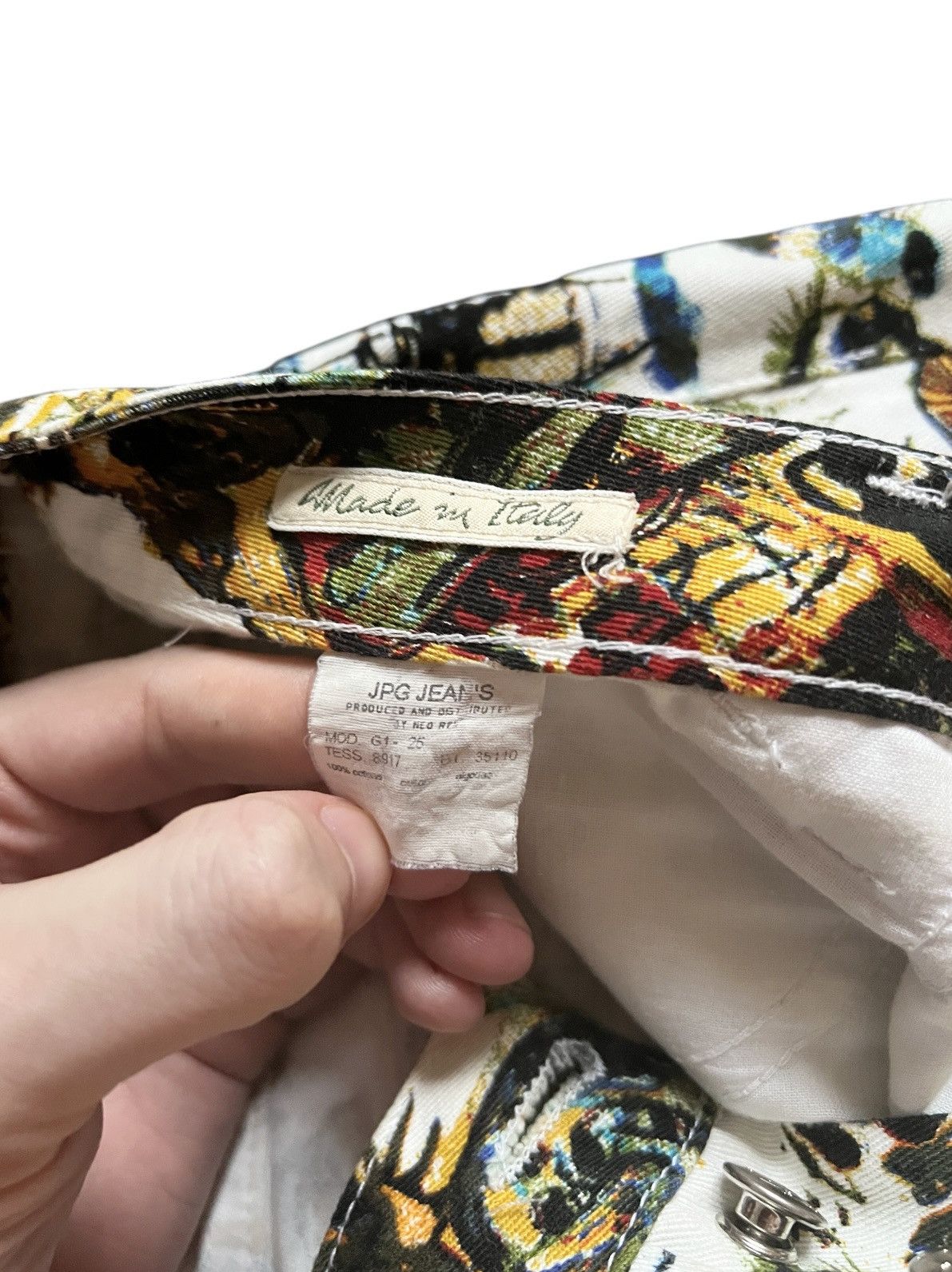 Jean Paul Gaultier Jean Paul Gaultier Basquiat Art Print Jeans artist jpg draw Size 30" / US 8 / IT 44 - 7 Thumbnail