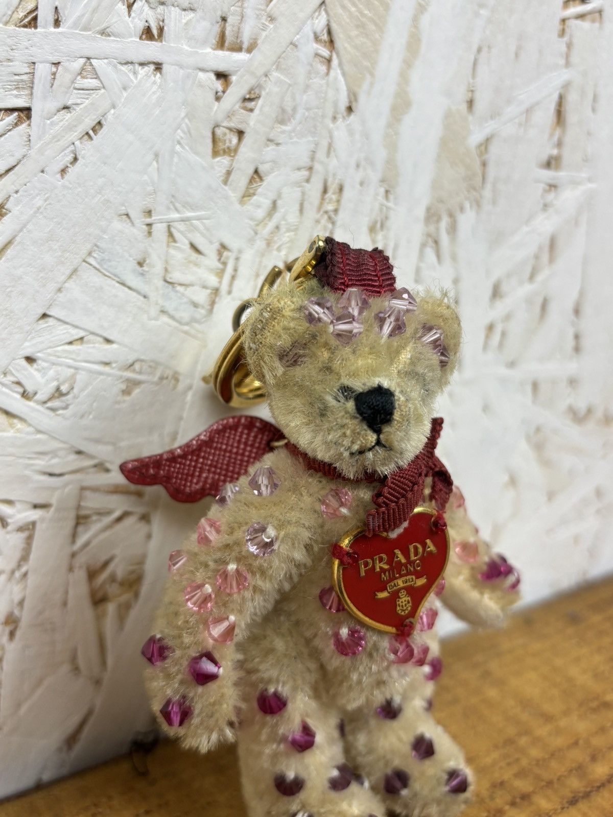 Prada Prada Bear Winged Angel Keyring Key Holder Bag Charm Size ONE SIZE - 3 Thumbnail