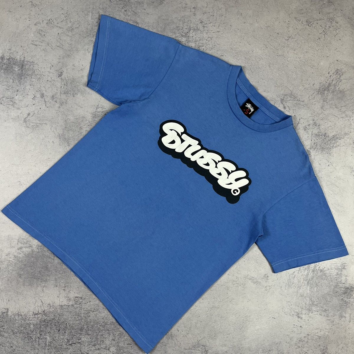 Vintage retailer Stussy Bubble Logo Tee