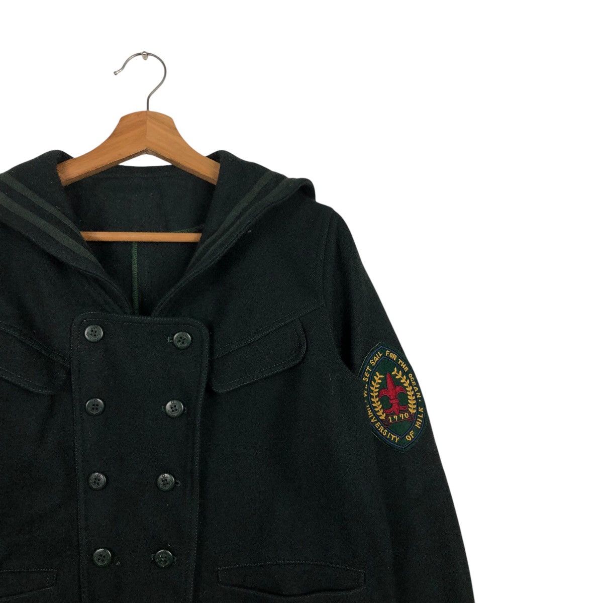 Japanese Brand 📌Vintage Cropped Jacket University Of Milk Size US M / EU 48-50 / 2 - 7 Thumbnail