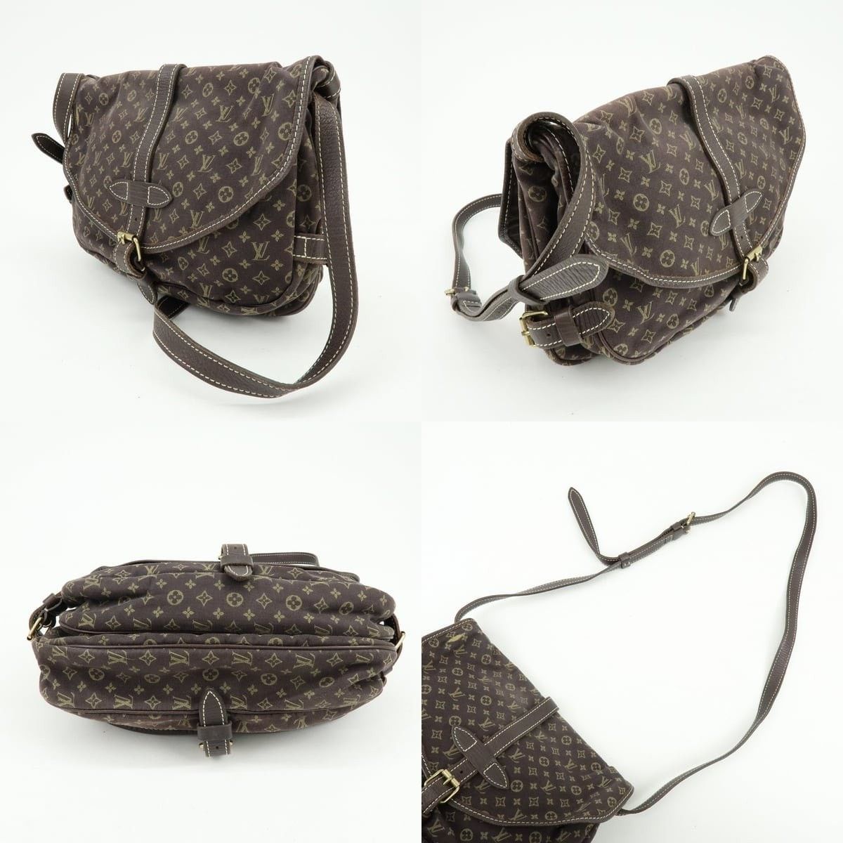 Louis Vuitton Louis Vuitton Monogram Mini Lin Saumur 30 Shoulder Bag Size ONE SIZE - 3 Thumbnail