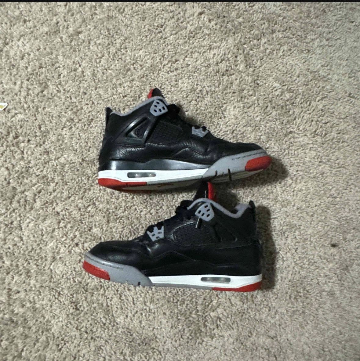 Jordan Brand Jordan 4s gs bred reimagined Size US 6 / EU 39 - 1 Thumbnail