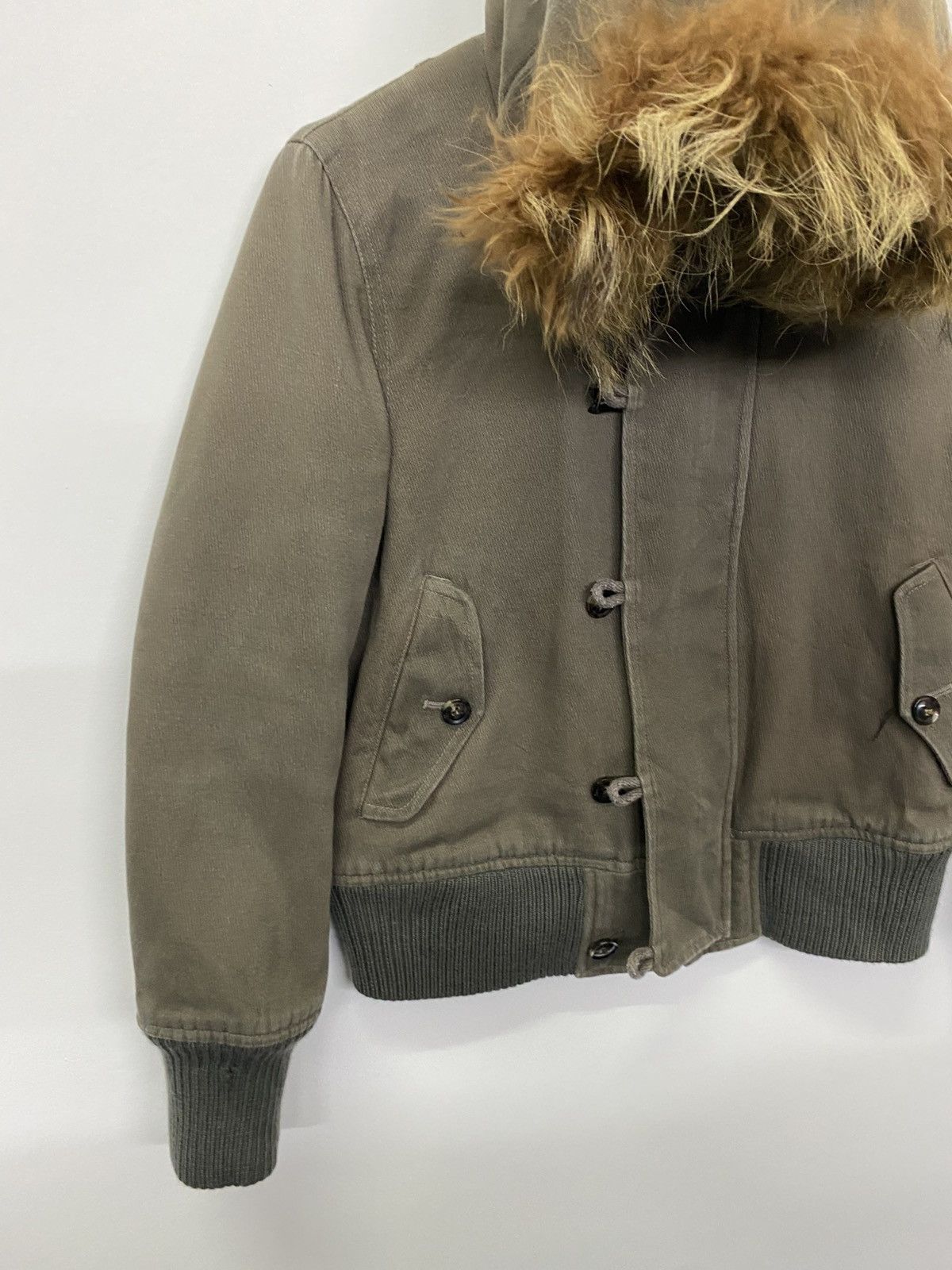 Japanese Brand Sun Faded Japanese Brand National Standard Fur Hoodie Jacket Size S / US 4 / IT 40 - 6 Thumbnail