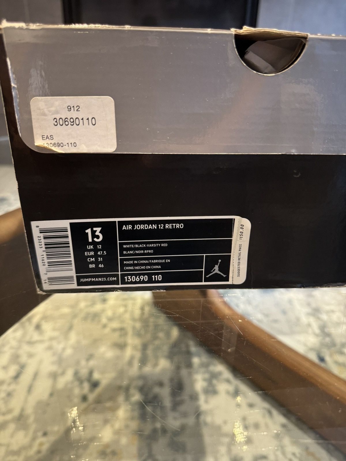 Jordan Brand Jordan 12 Retro Cherry Size US 13 / EU 46 - 2 Thumbnail