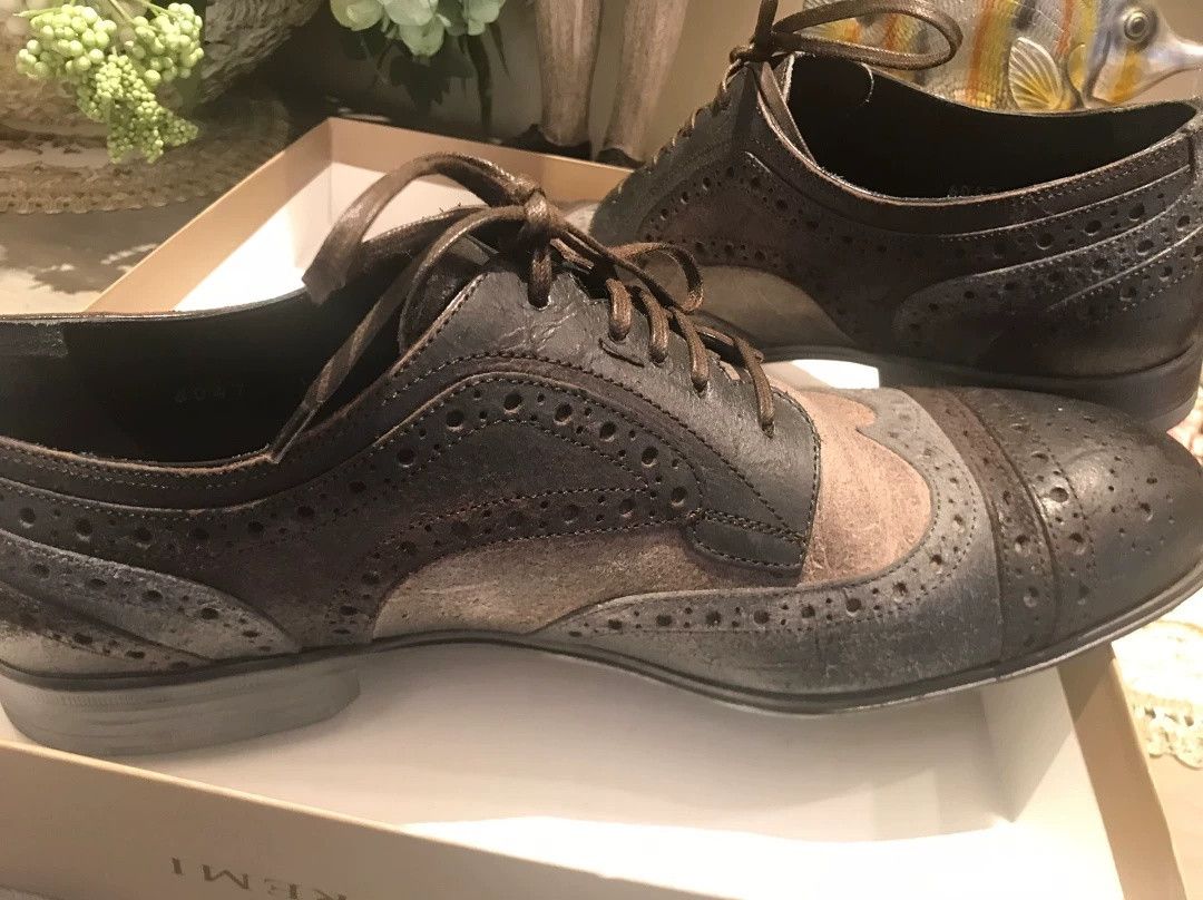 Dolce & Gabbana Dolce Gabbana Floral Carved Leather Shoes Size US 7 / EU 40 - 6 Thumbnail