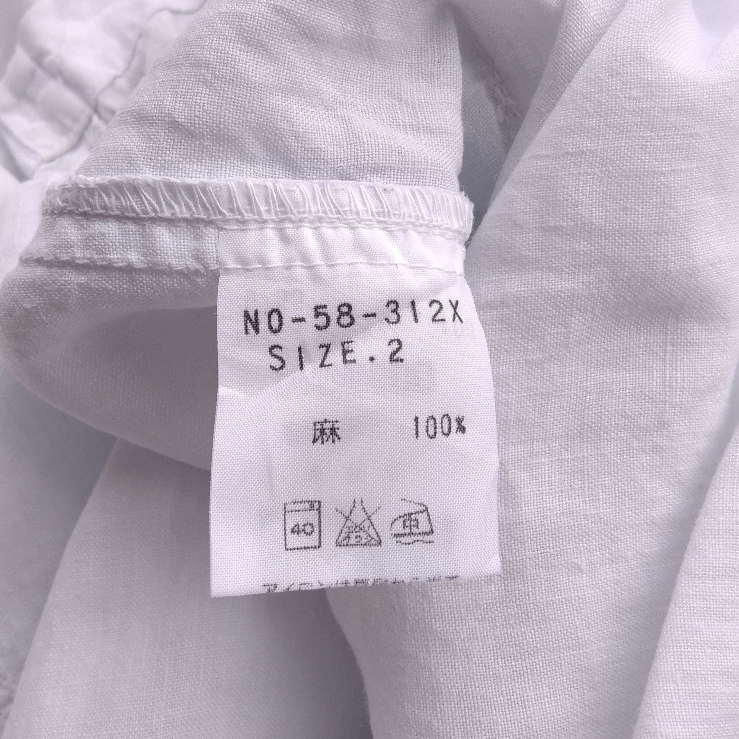 Kapital Vintage 00's OMNIGOD Natural Wear Japanese Linen Shirt Size US M / EU 48-50 / 2 - 6 Thumbnail