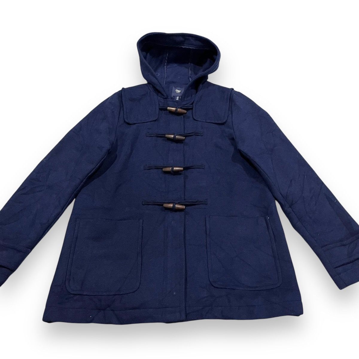 Gap × Japanese Brand GAP WOOL BLEND DUFFLE COAT Size US S / EU 44-46 / 1 - 1 Thumbnail