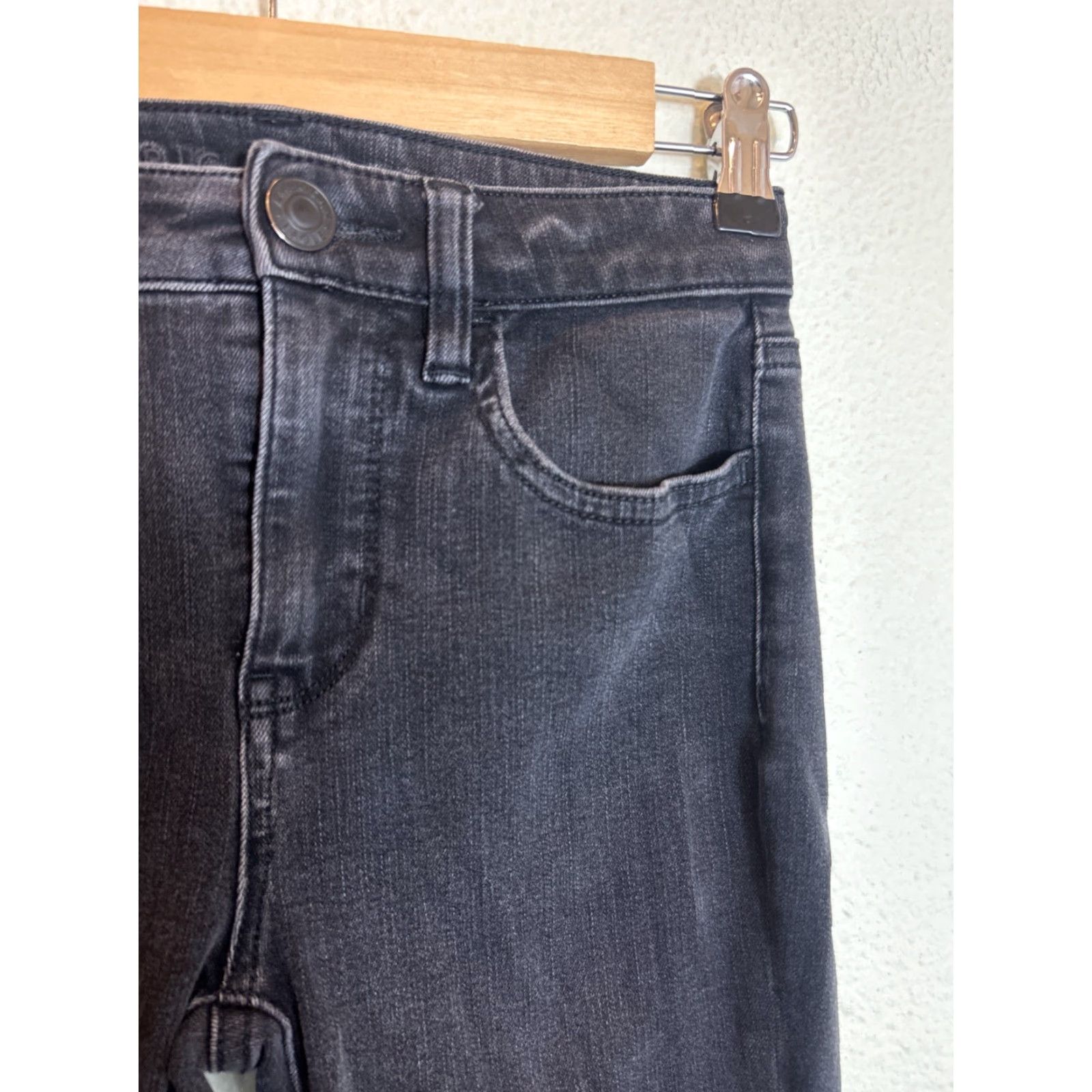 American Eagle Outfitters VINTAGE American Eagle The Dream Jeans Skinny Women 00 Black 24X26 22 in Waist Size 24" / US 00 / IT 34 - 5 Thumbnail